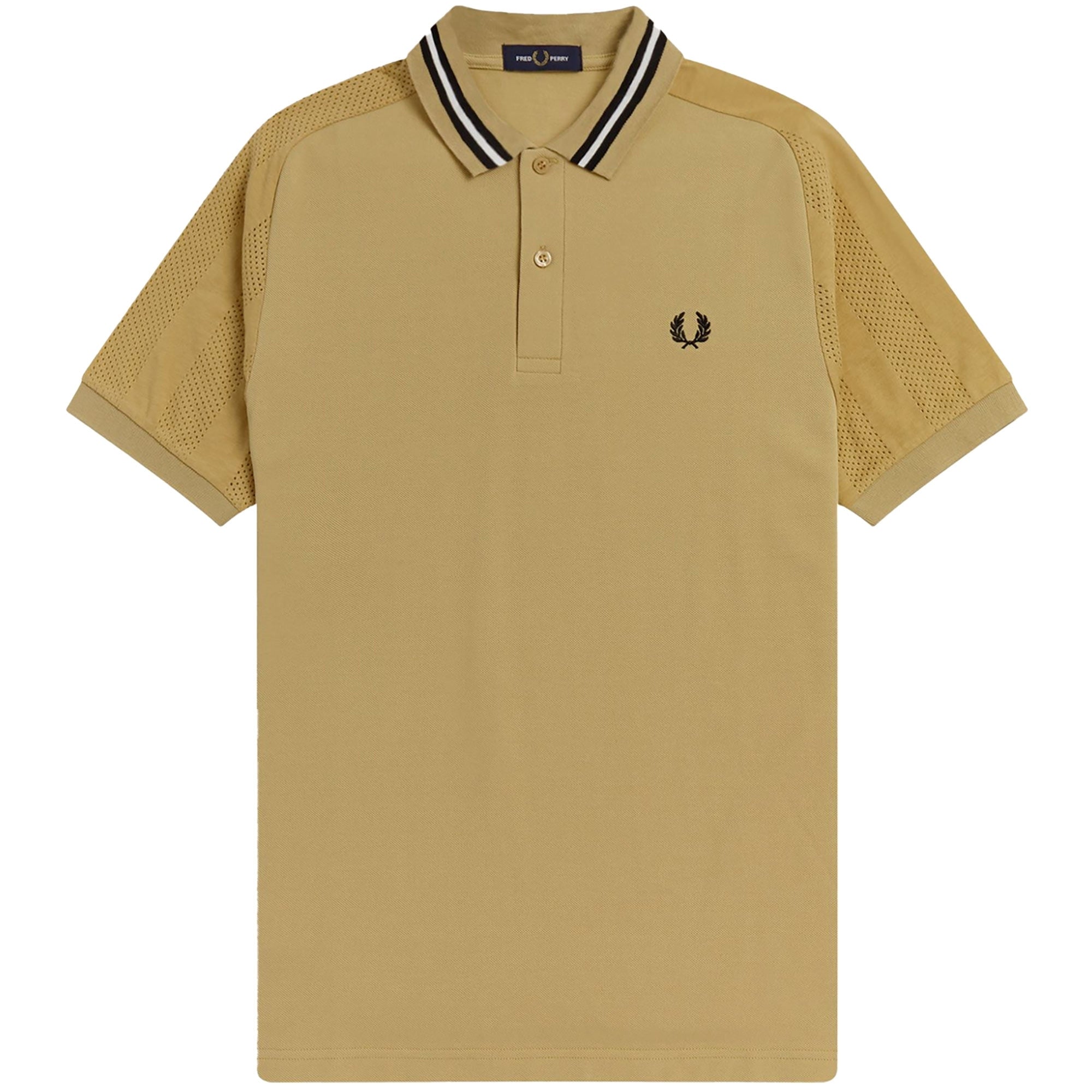 Fred Perry M3 Raglan Sleeve Polo Shirt - Desert