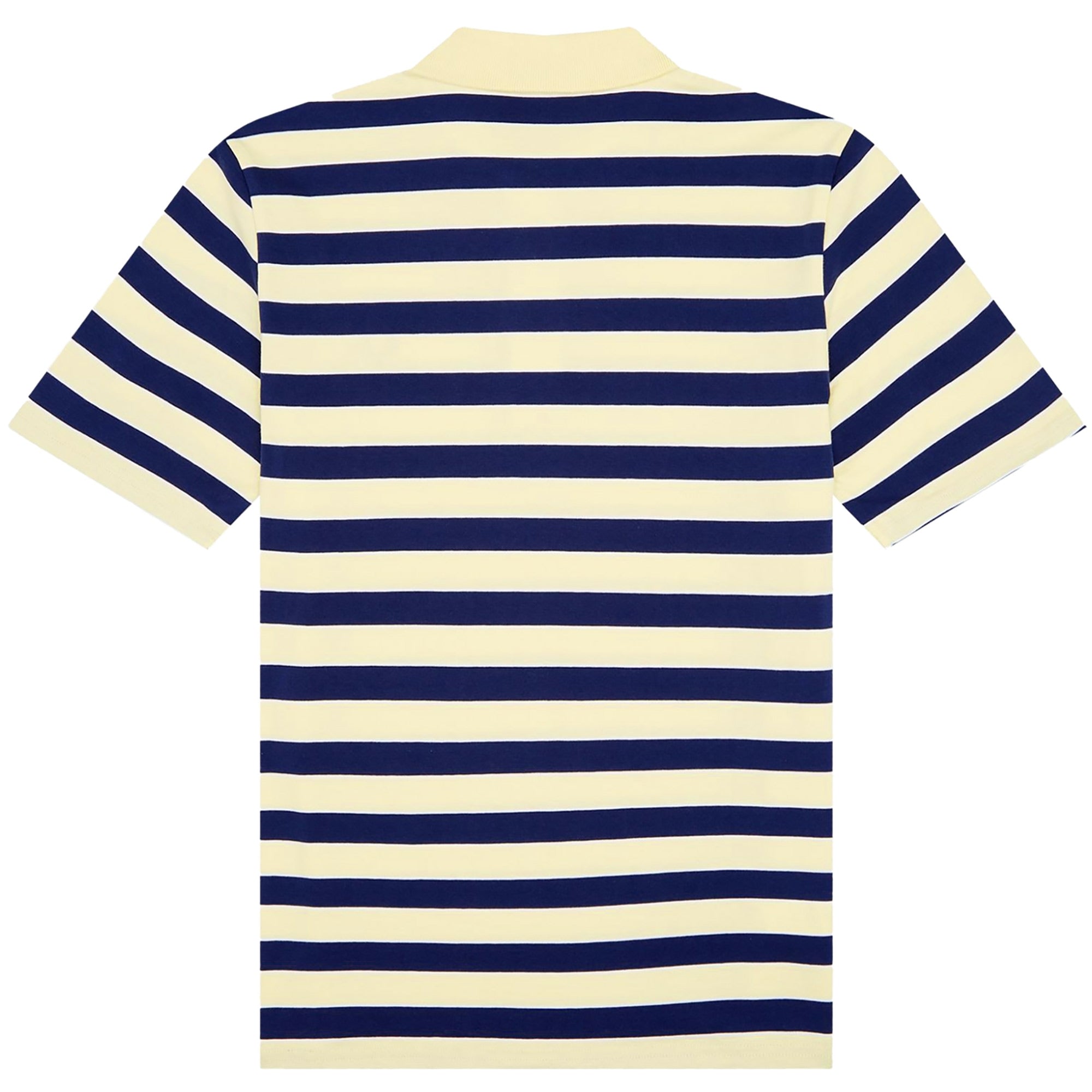 M3 Striped Jersey Polo Shirt - Wax Yellow