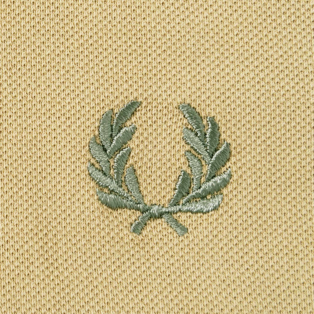 Fred Perry M3 Knitted Collar Polo Shirt - Desert