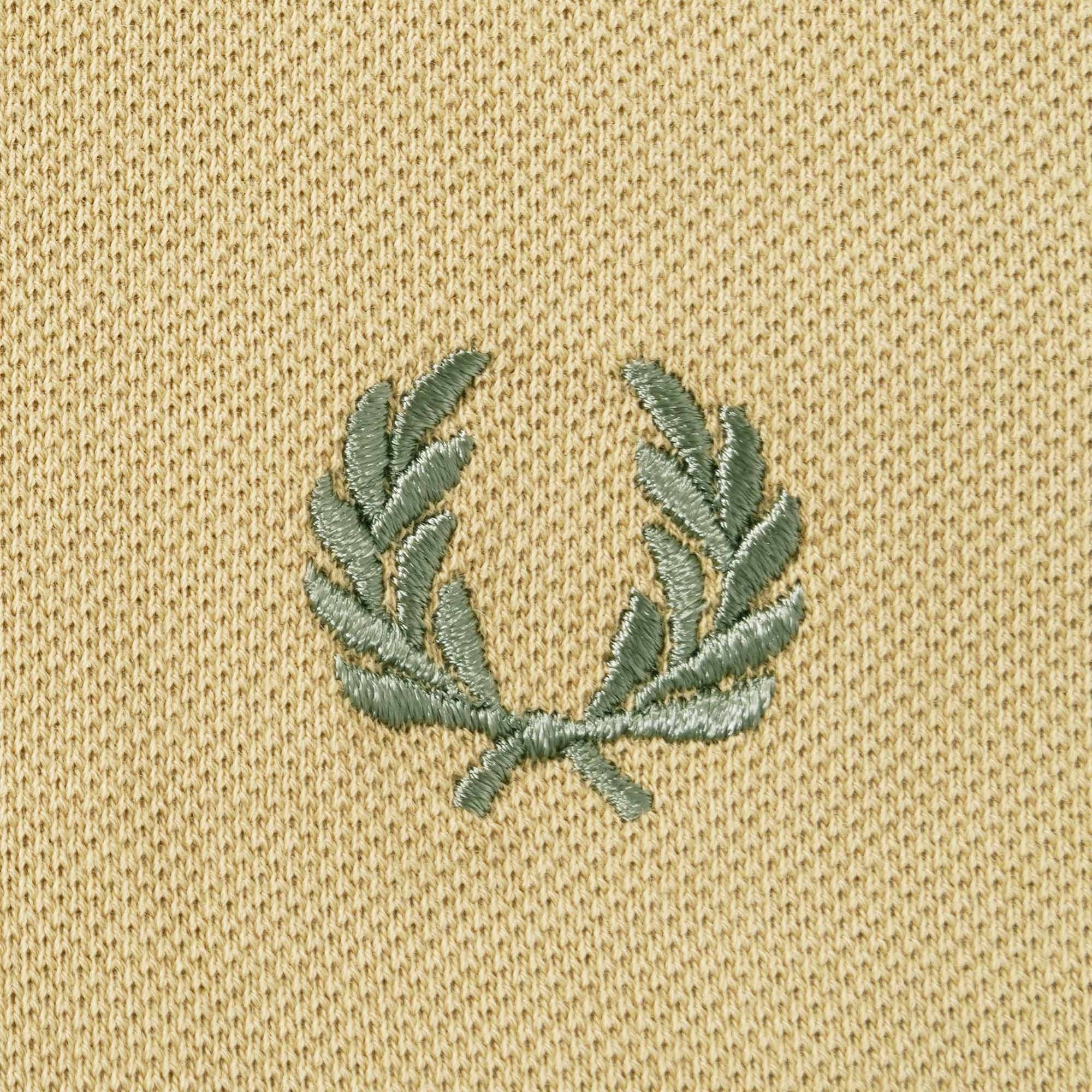 Fred Perry M3 Knitted Collar Polo Shirt - Desert