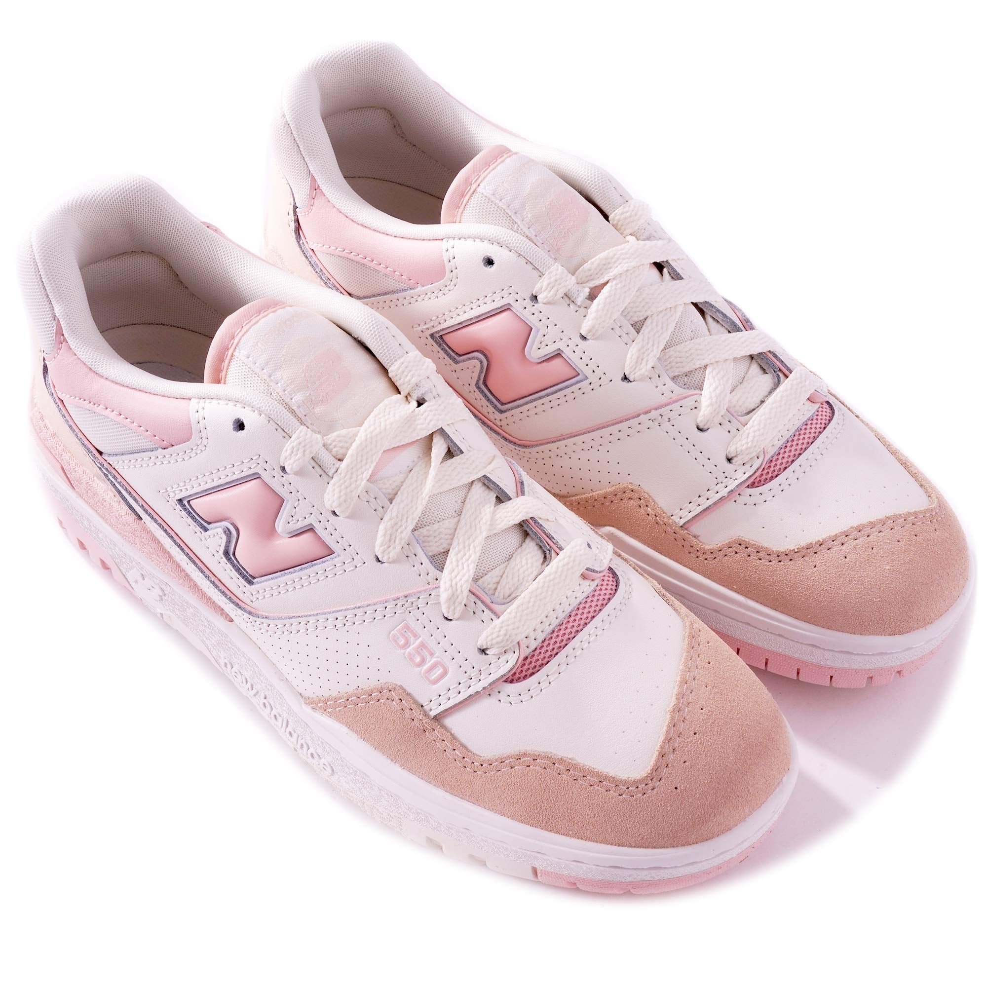 New Balance Womens 550 - White/Pink