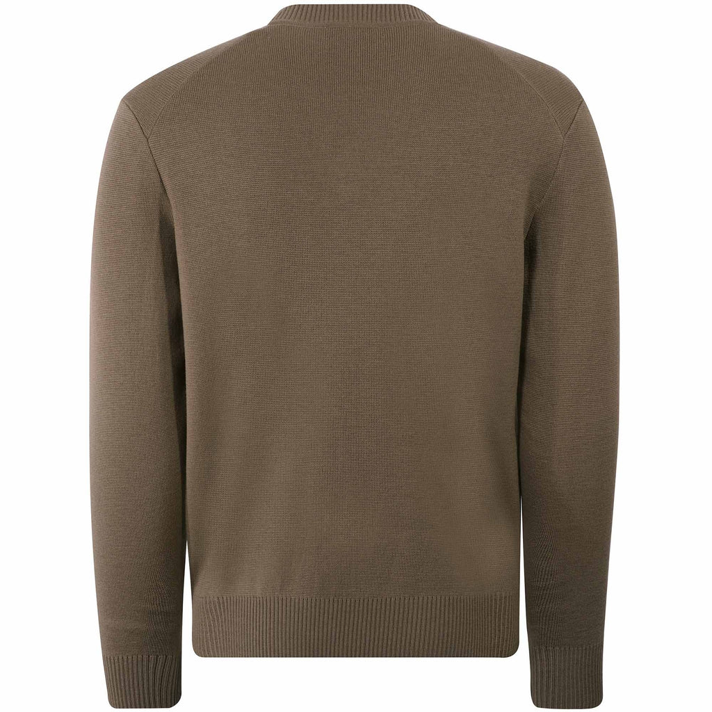 AMI De Coeur V Neck Sweater - Taupe