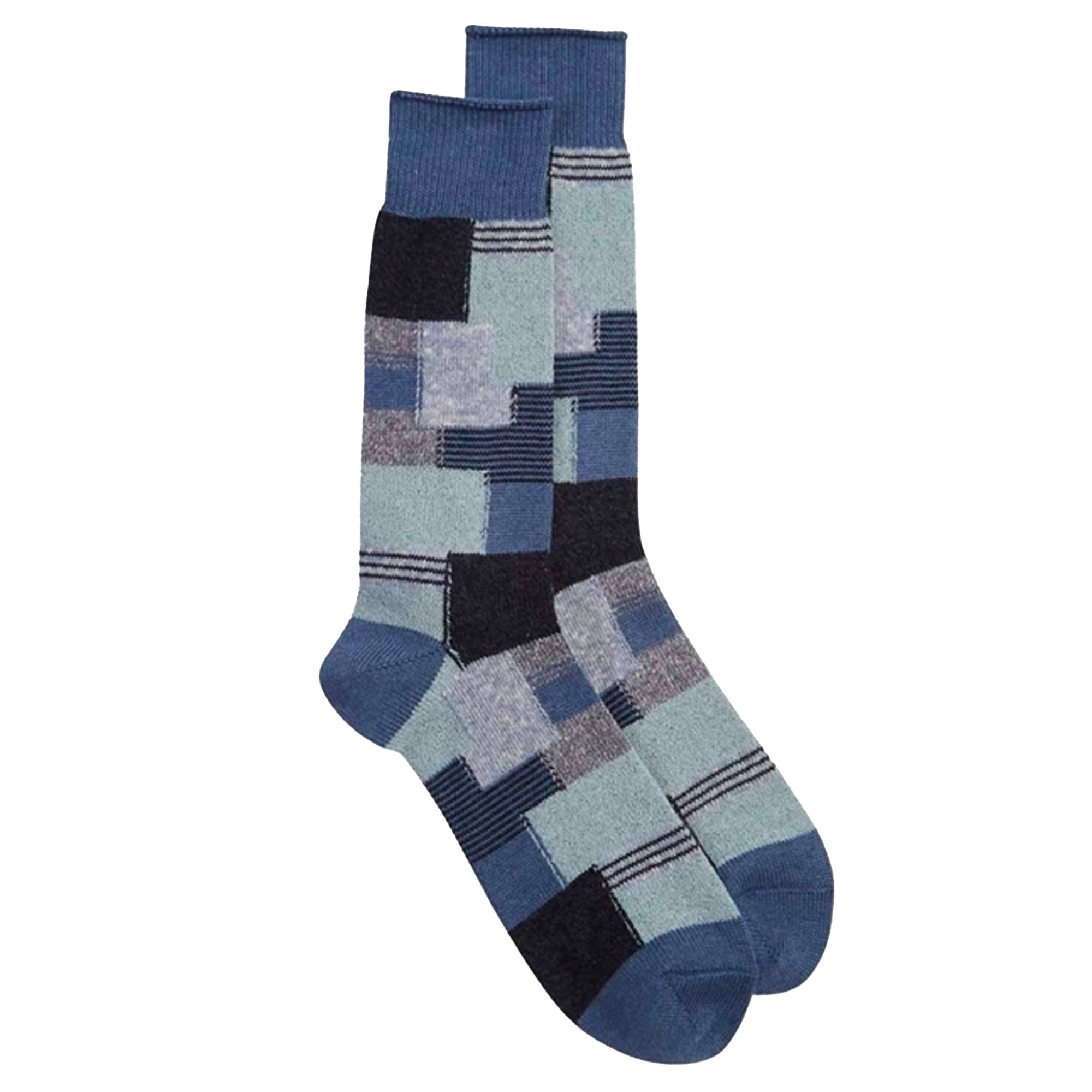 Anonymous Ism Patchwork Crew - Blue Grey