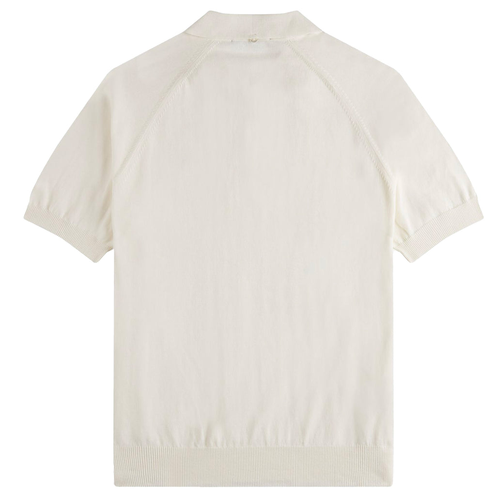 Fred Perry Reissues Raglan Knitted Shirt - Snow White