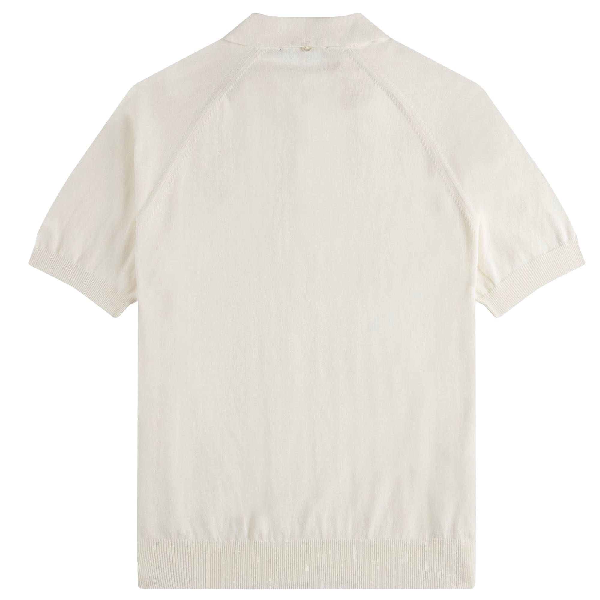 Fred Perry Reissues Raglan Knitted Shirt - Snow White
