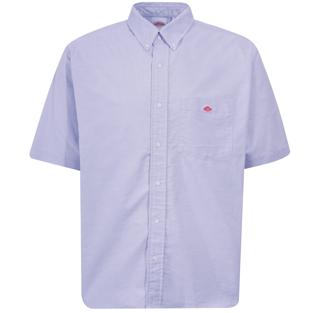 Danton Short sleeve Shirt - Grey Sax