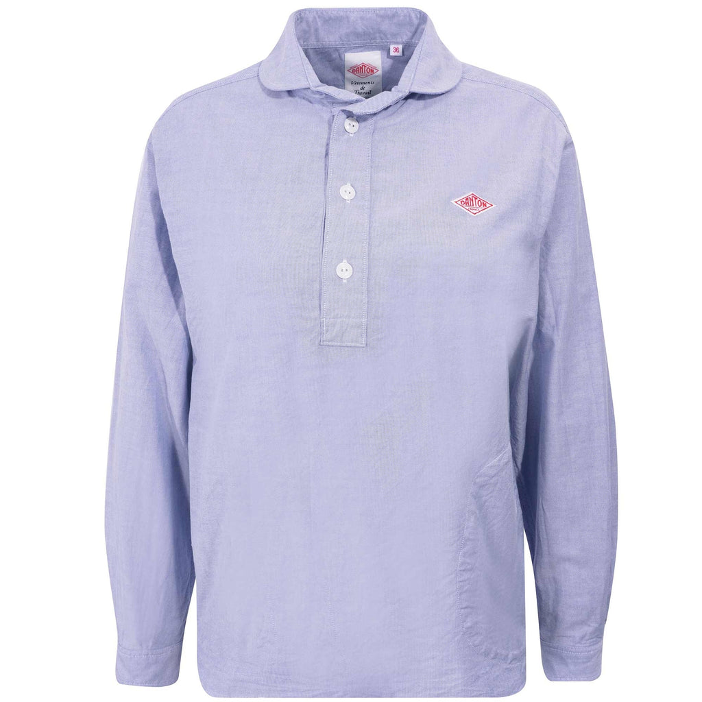 Danton Women's Round Neck Long Sleeve Shirt - Blue