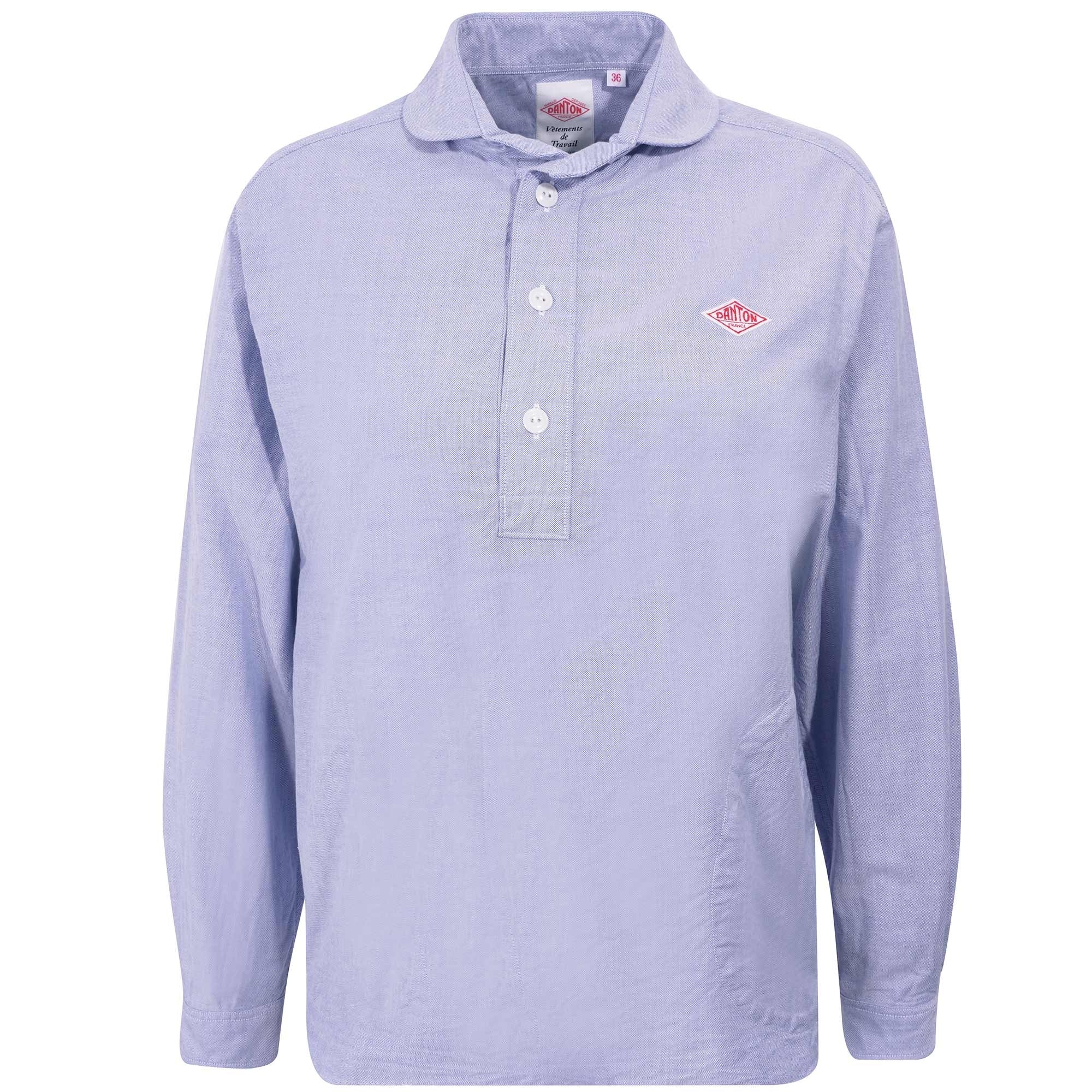 Danton Women's Round Neck Long Sleeve Shirt - Blue