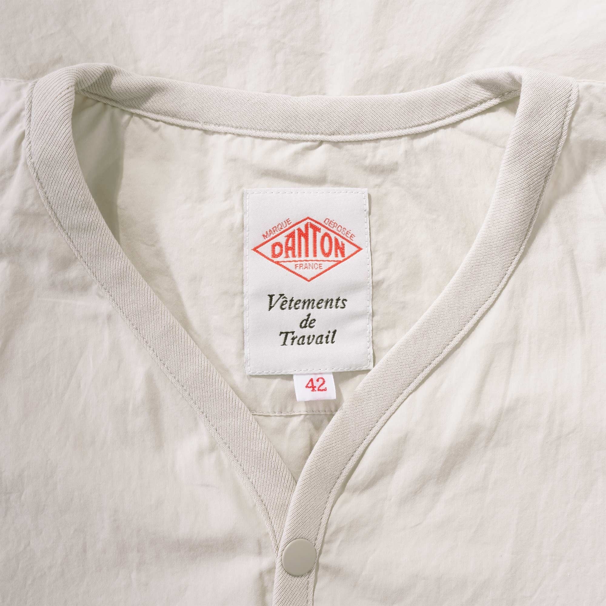 Danton Shirt Cardigan - Light Grey
