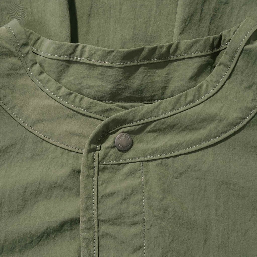 Danton Stand Up Collar Shirt - Olive