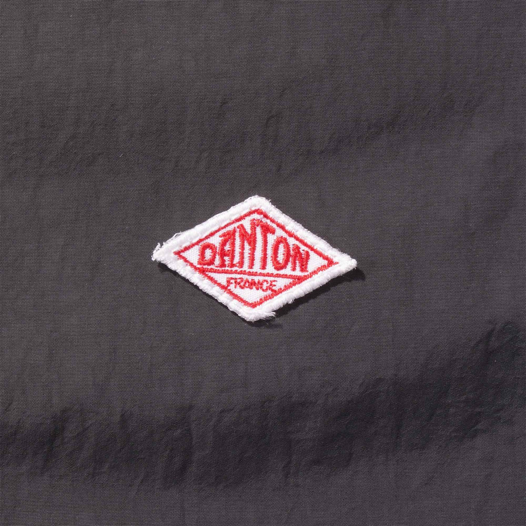 Danton Stand Up Collar Shirt - Charcoal