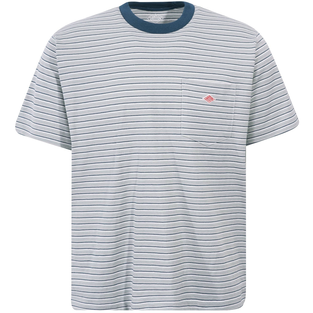 Danton Pocket T-shirt - Blue/Grey