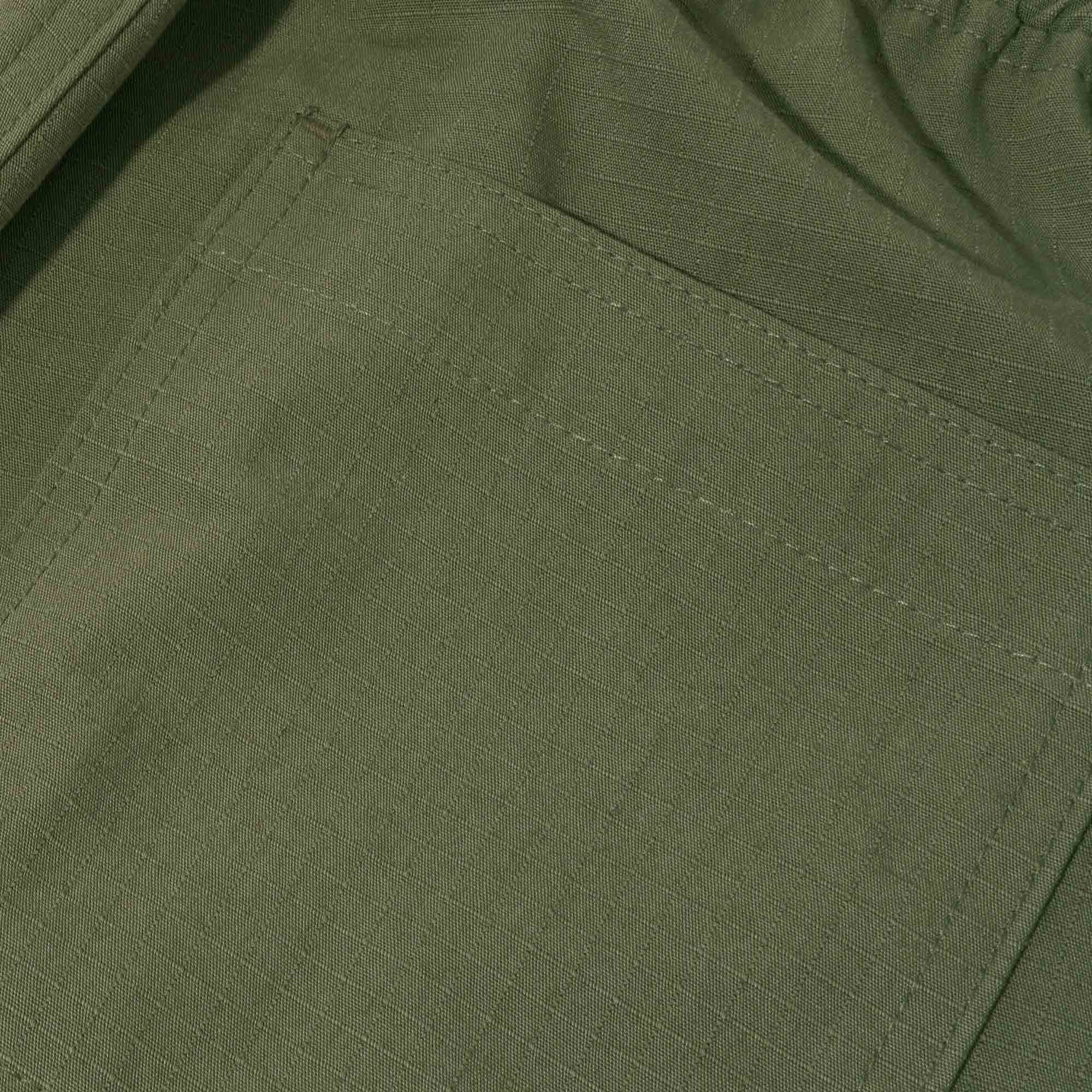 FrizmWORKS Army Two Tuck Relaxed Pants - Olive