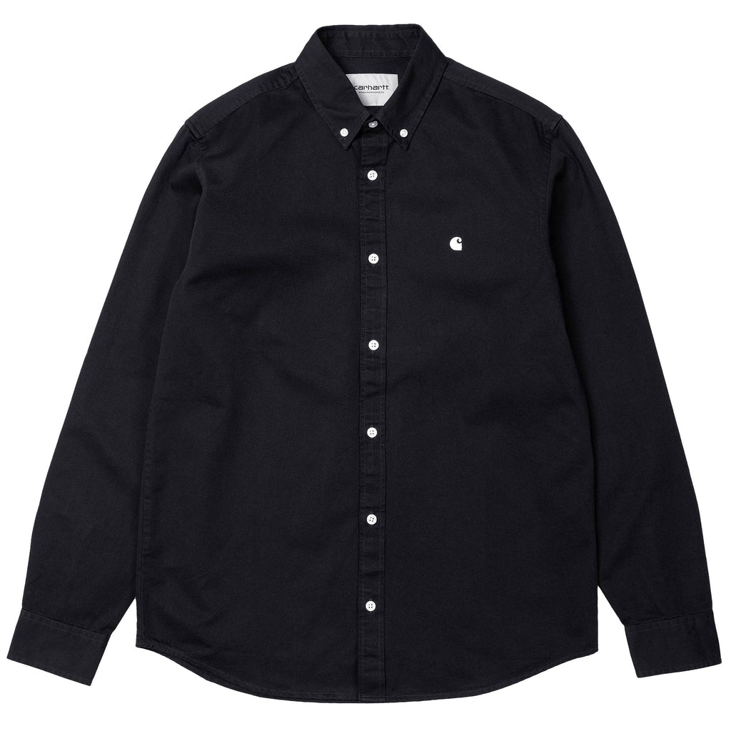 Carhartt WIP Long Sleeve Madison Shirt - Black