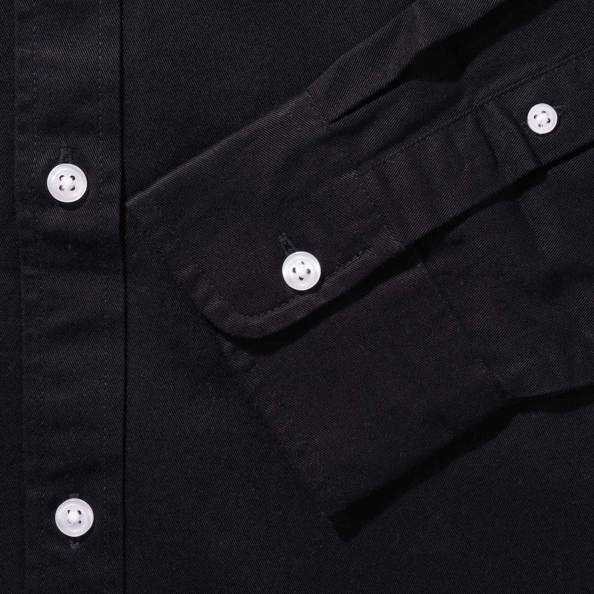 Carhartt WIP Long Sleeve Madison Shirt - Black