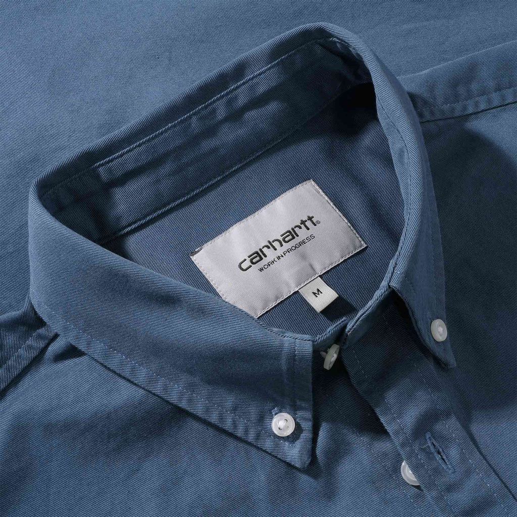 Carhartt WIP Long Sleeve Madison Shirt - Storm Blue