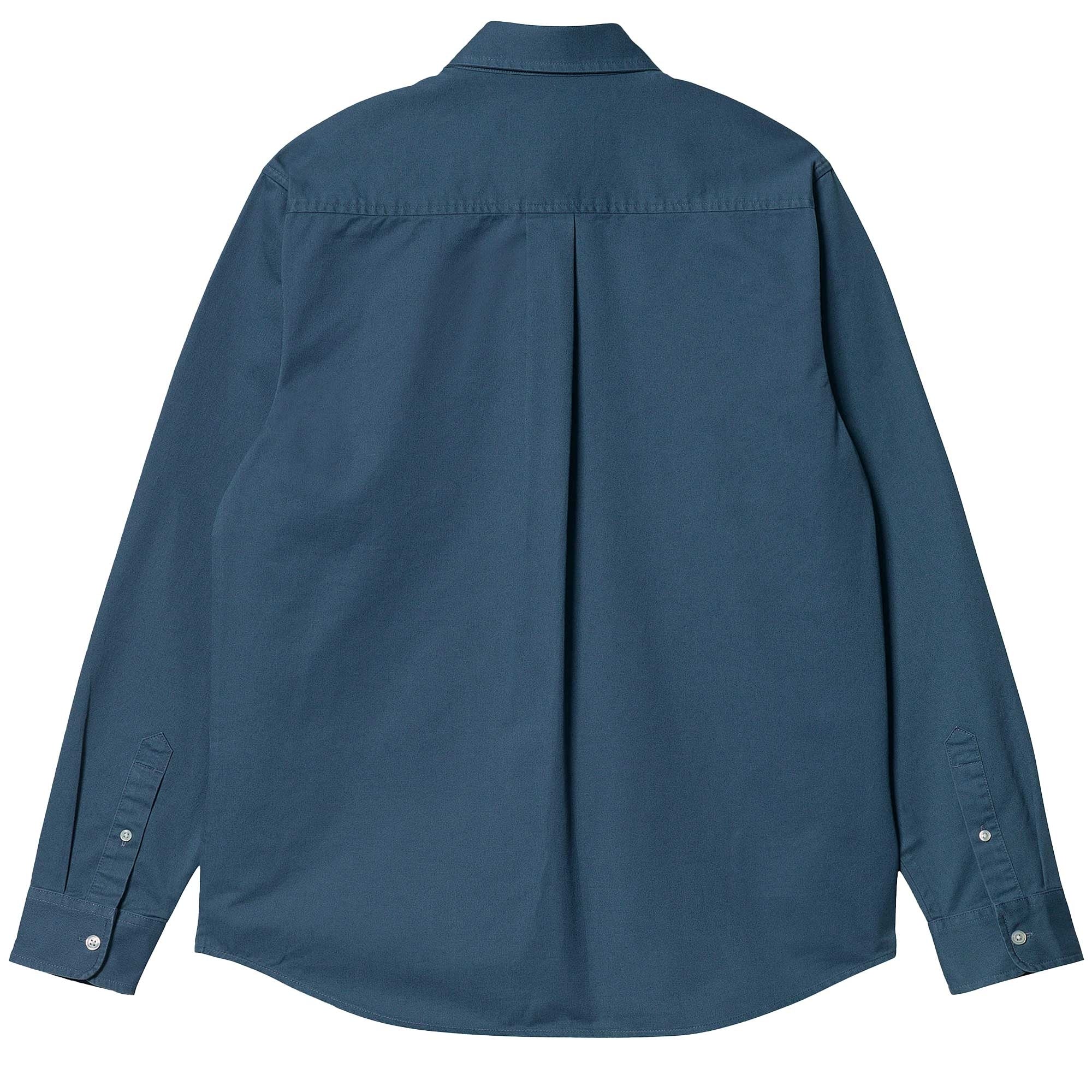 Carhartt WIP Long Sleeve Madison Shirt - Storm Blue