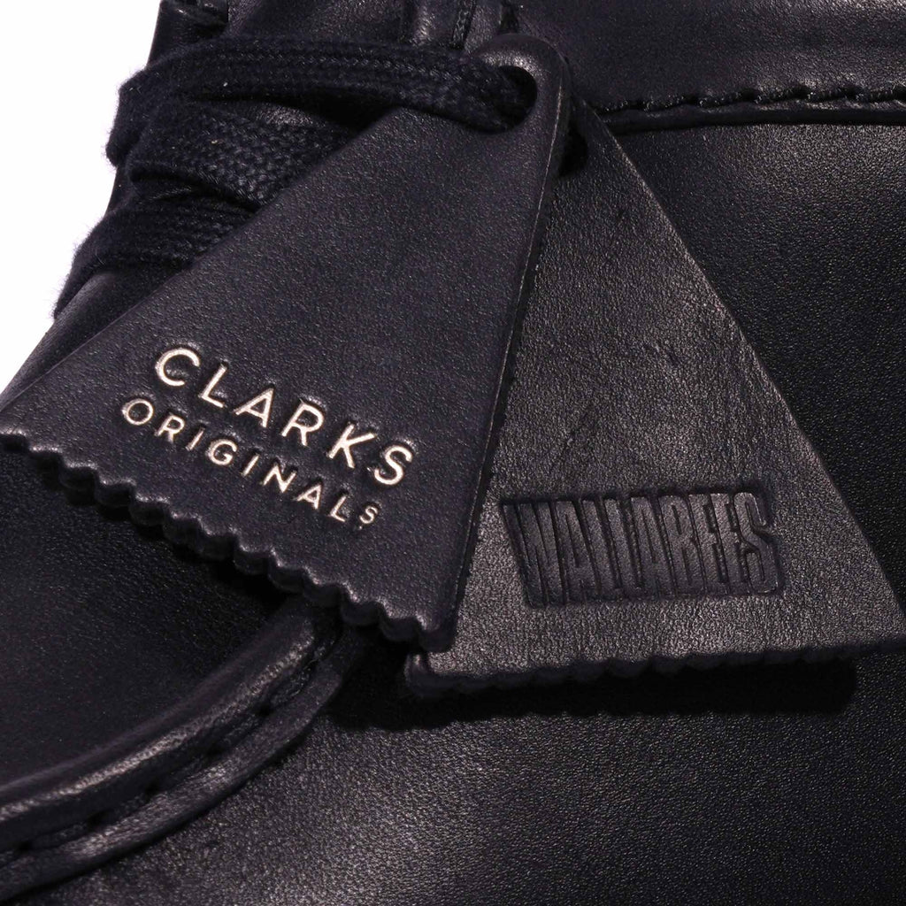 Clarks Originals Wallabee Boot - Black Leather