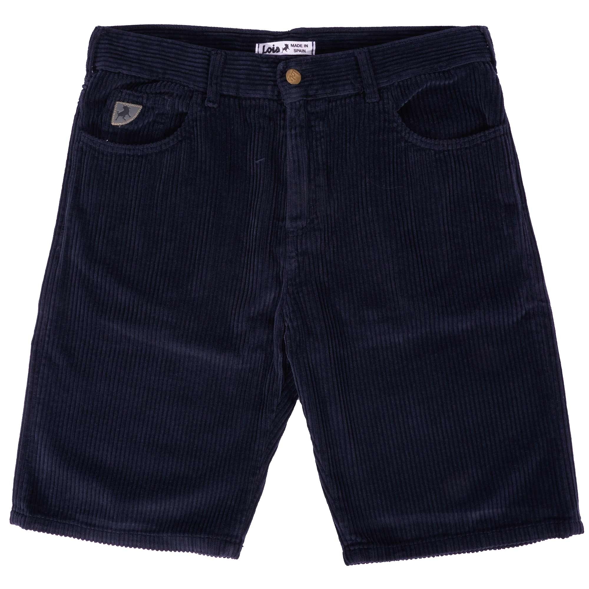 Lois Jeans Pepe Jumbo Cord Shorts - Navy