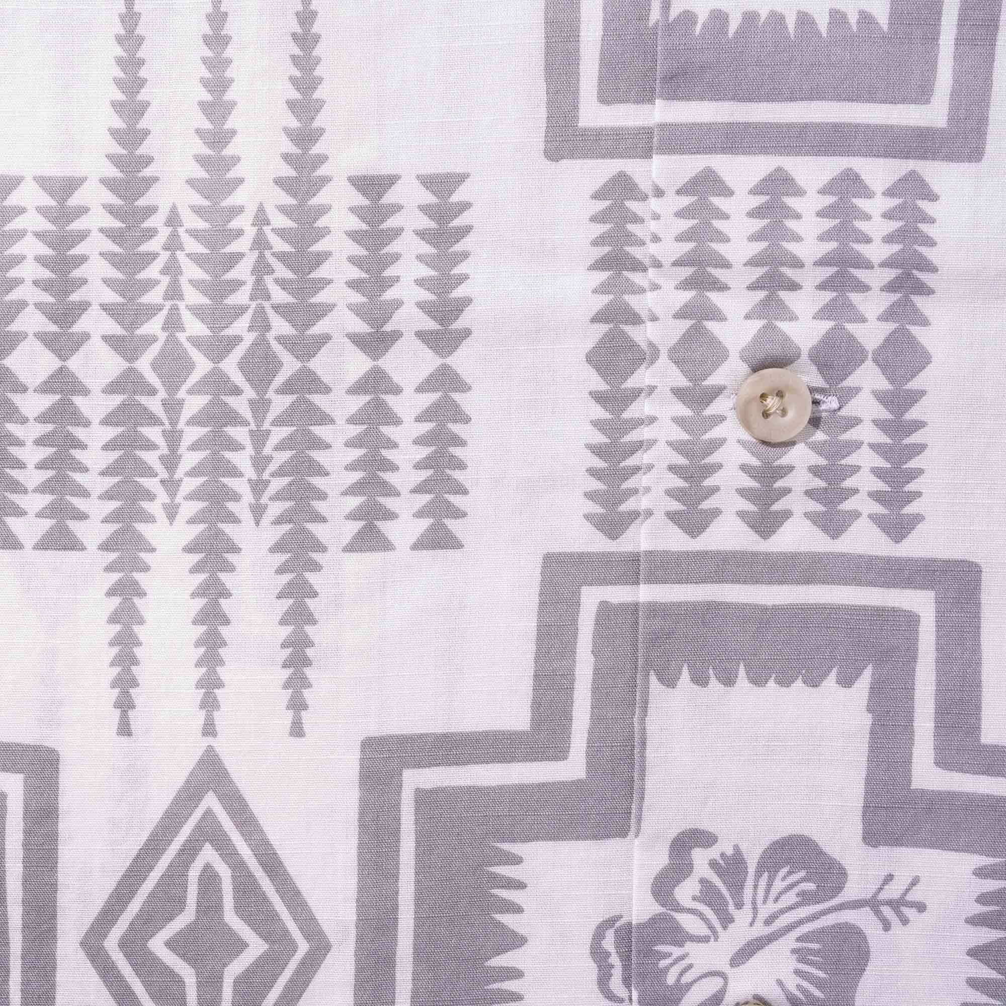 Pendleton Woolen Mills Aloha Shirt - Grey Harding Print