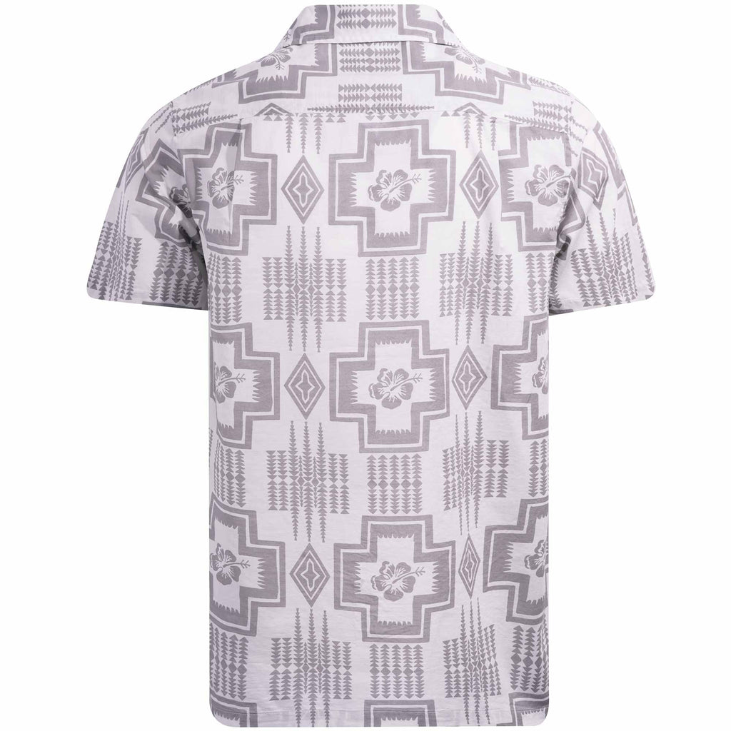 Pendleton Woolen Mills Aloha Shirt - Grey Harding Print