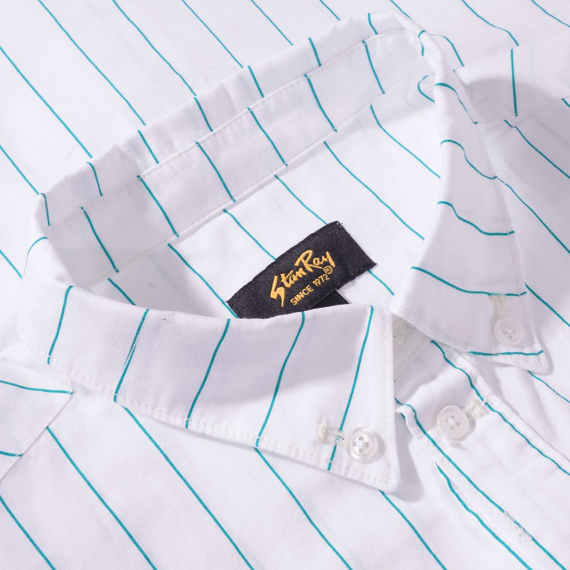 Stan Ray Moorehouse Short Sleeve Shirt - Blue Stripe