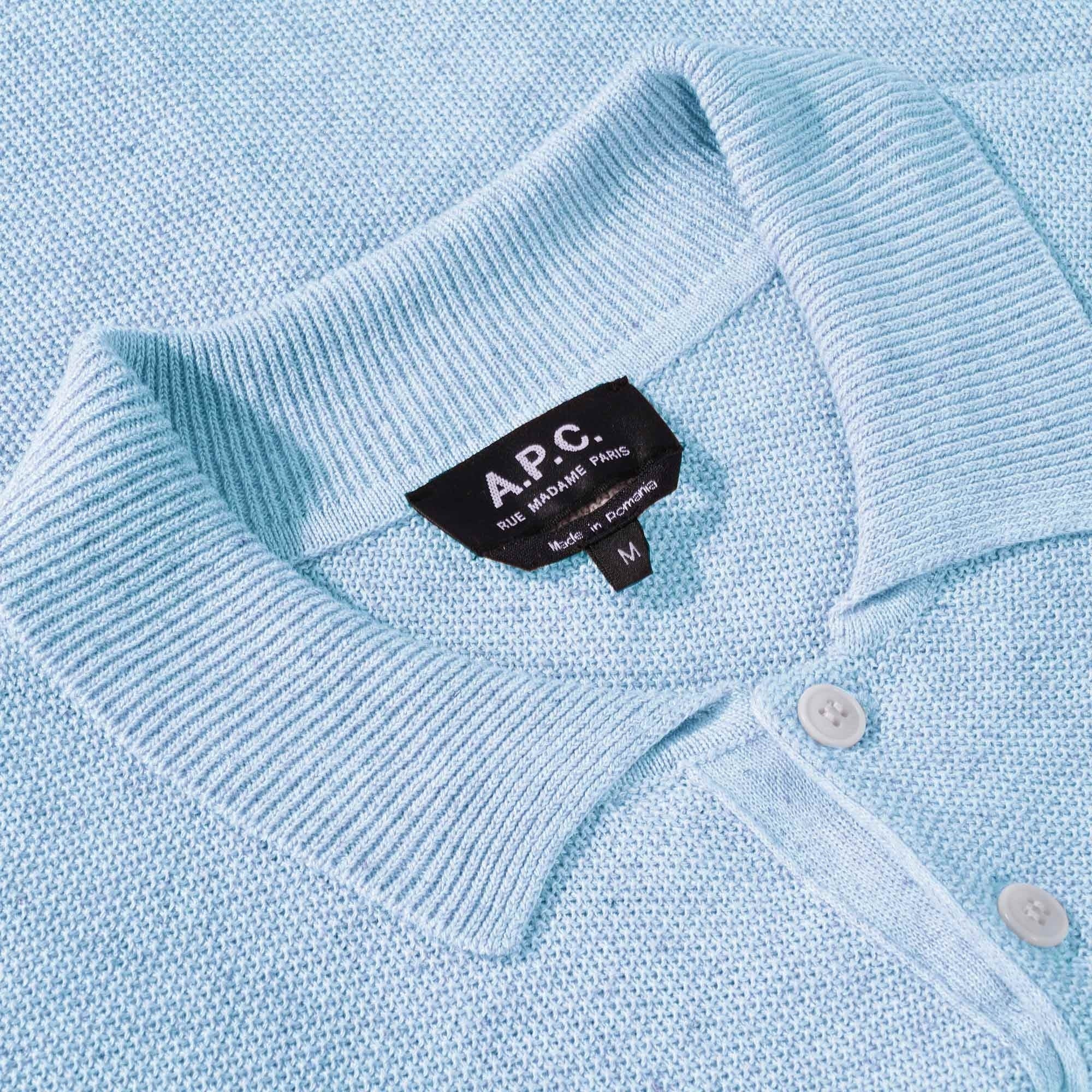 A.P.C. Jude Polo Shirt - Bleu
