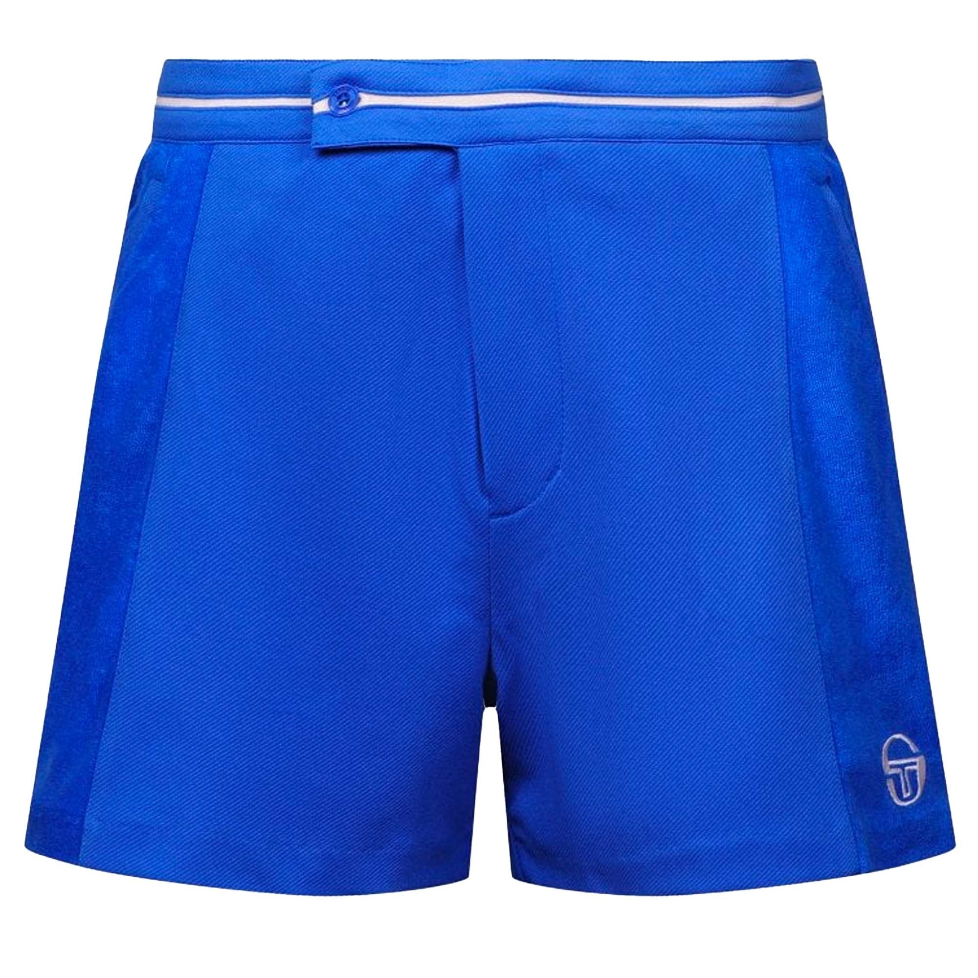 Sergio Tacchini Alesso Tennis Short - Palace Blue/Gardenia