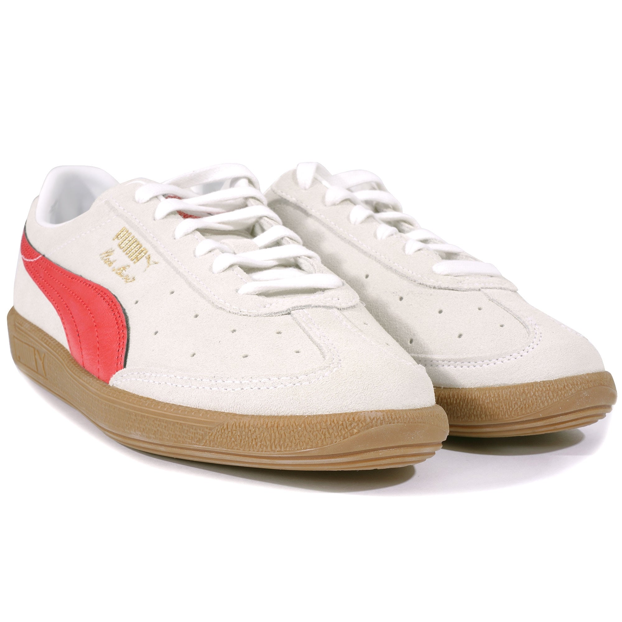 Puma Vlado Stenzel Suede Trainers - White/Red