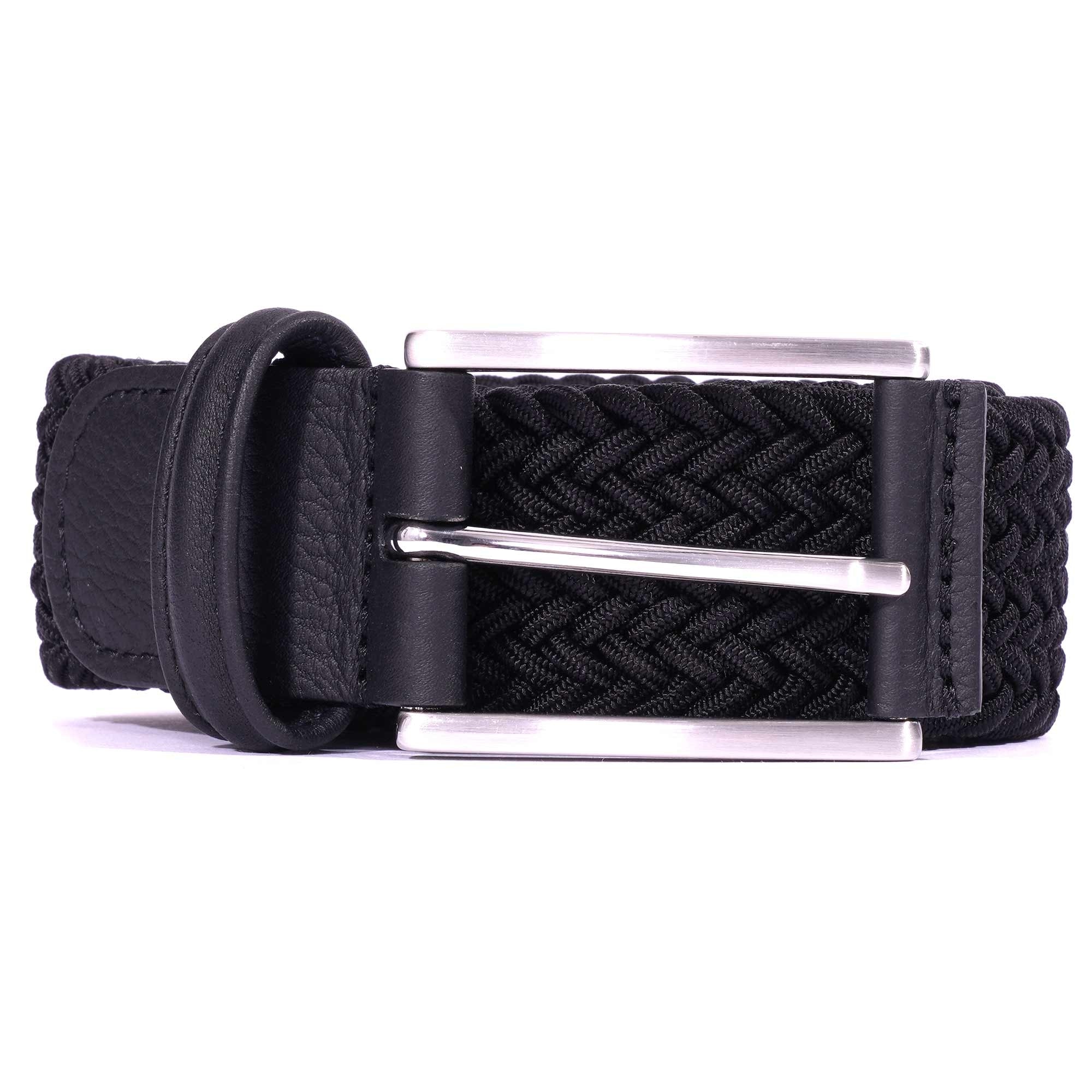 Elastic Woven Belt - Black