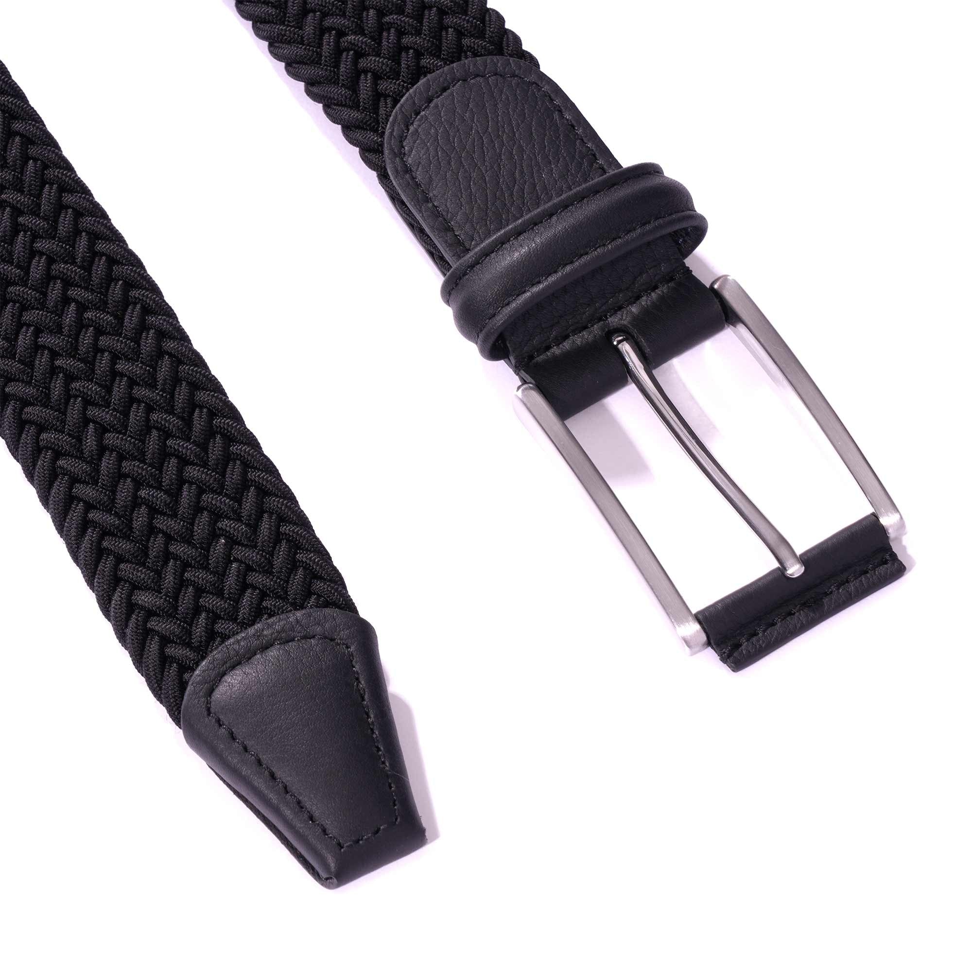 Elastic Woven Belt - Black