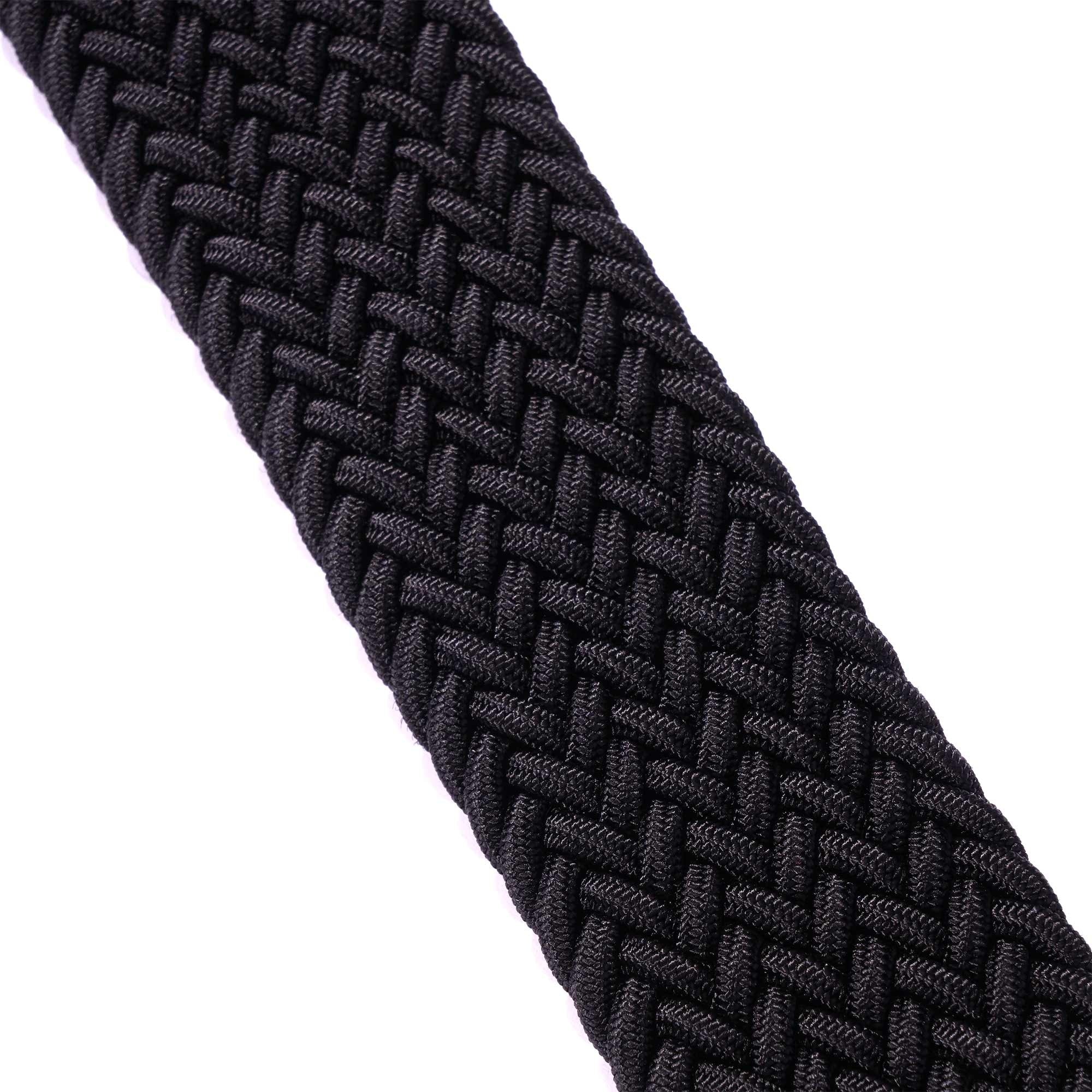 Elastic Woven Belt - Black