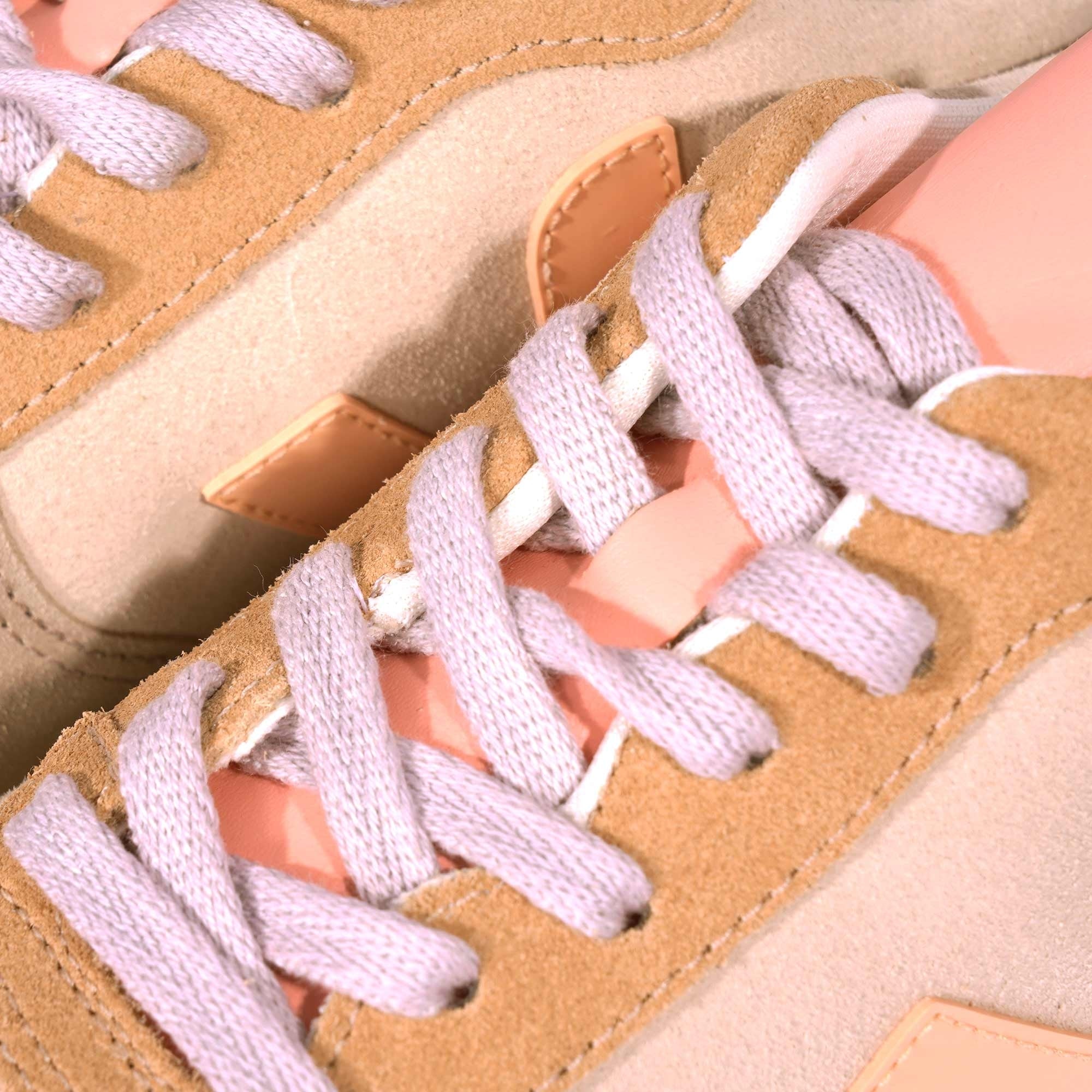 Veja V-10 Suede - Pink/Beige