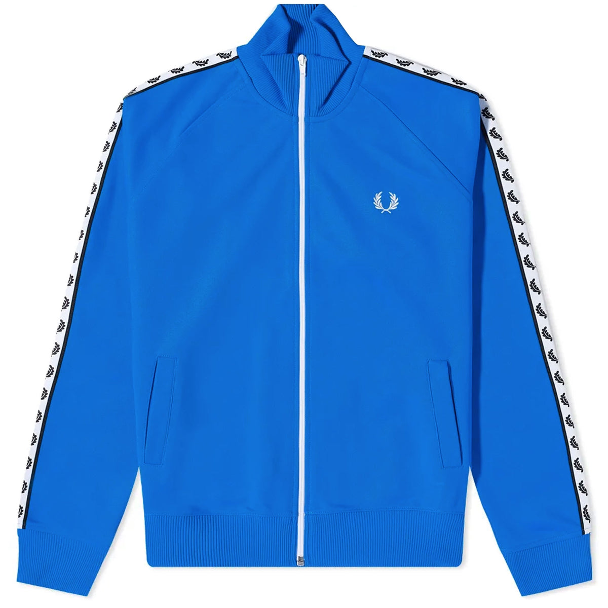 Fred Perry Taped Track Jacket - Kingfisher - J6231 – Dandy Fellow