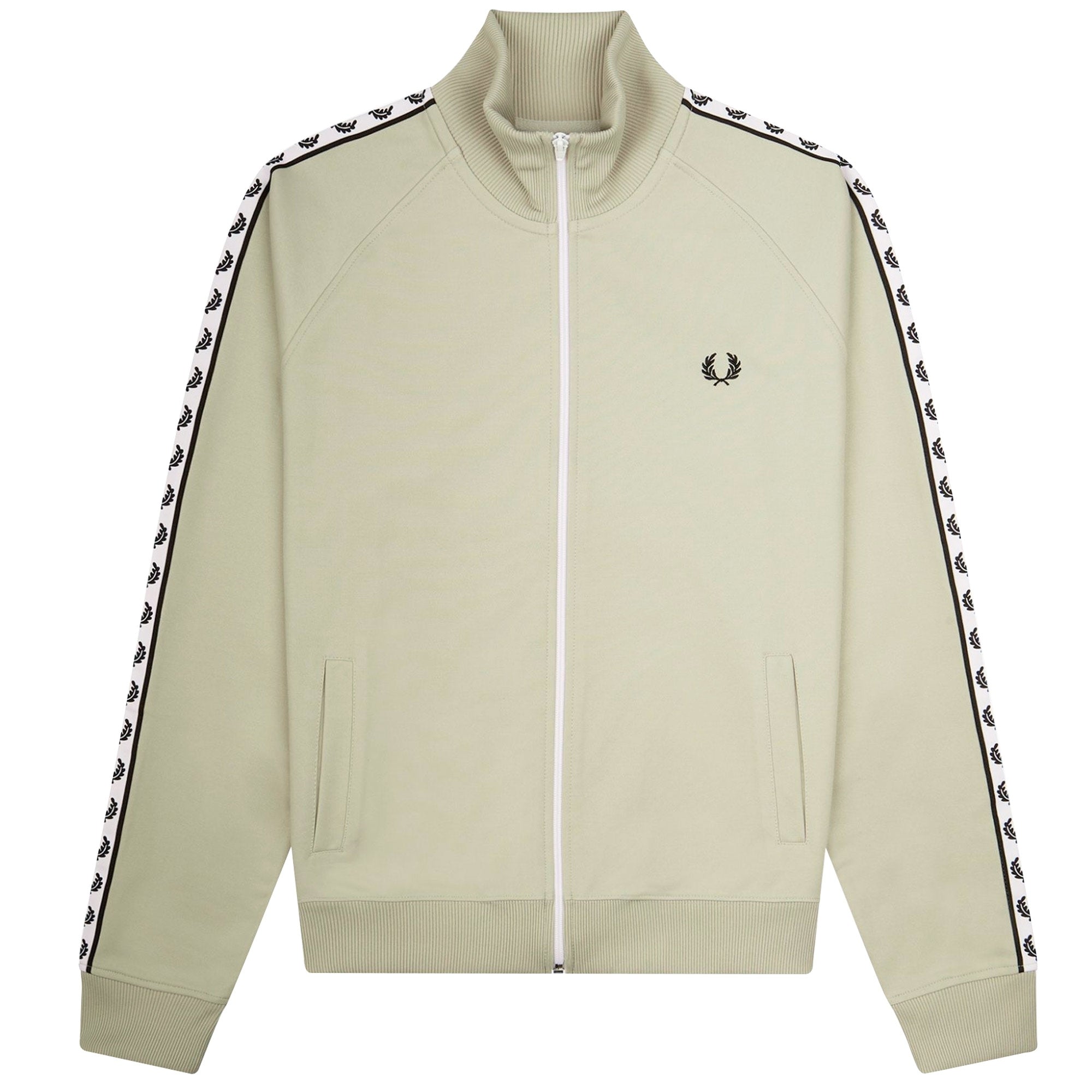 Fred Perry Taped Track Jacket - Light Oyster - J3554 – Dandy Fellow