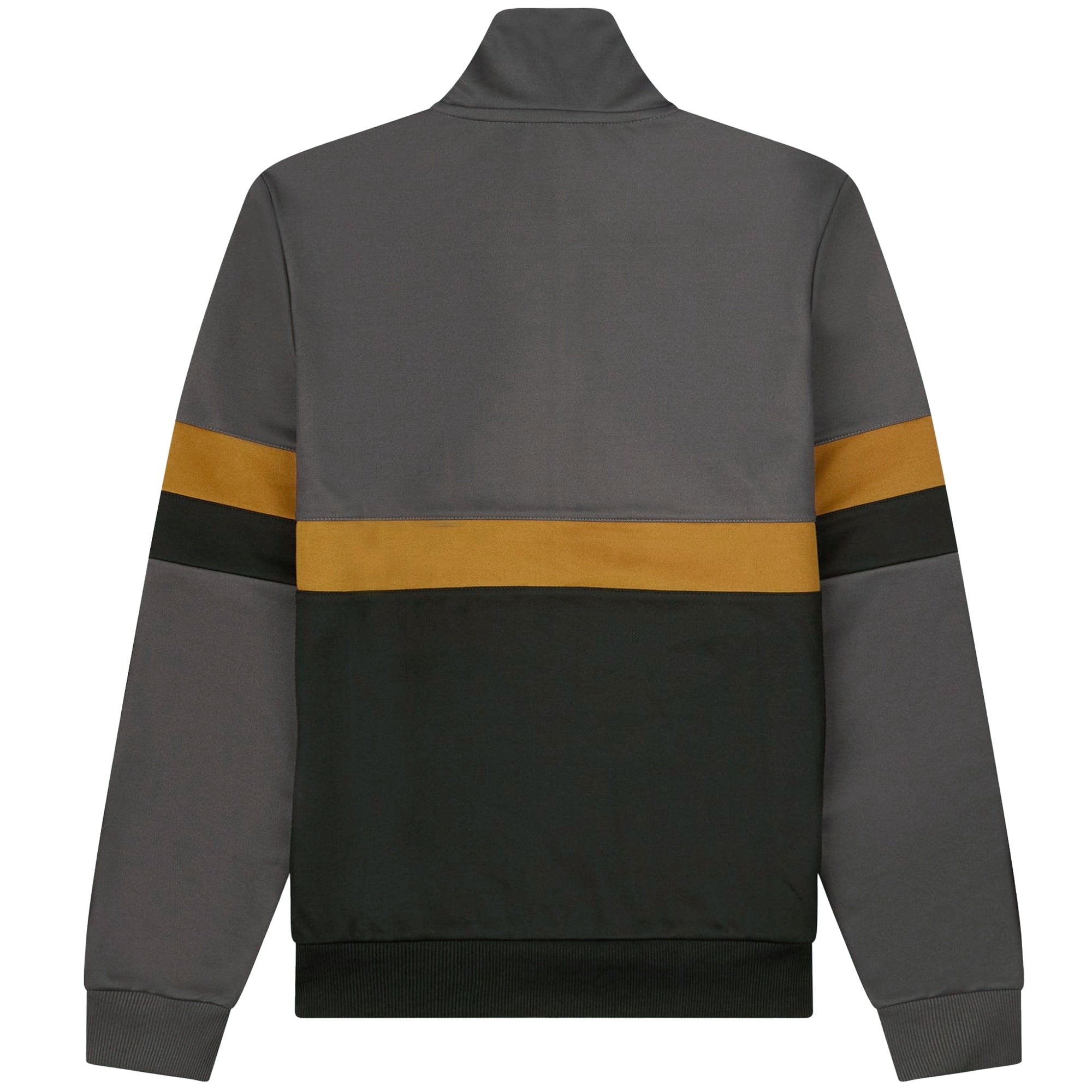 Fred Perry Panelled Track Jacket - Gunmetal Grey