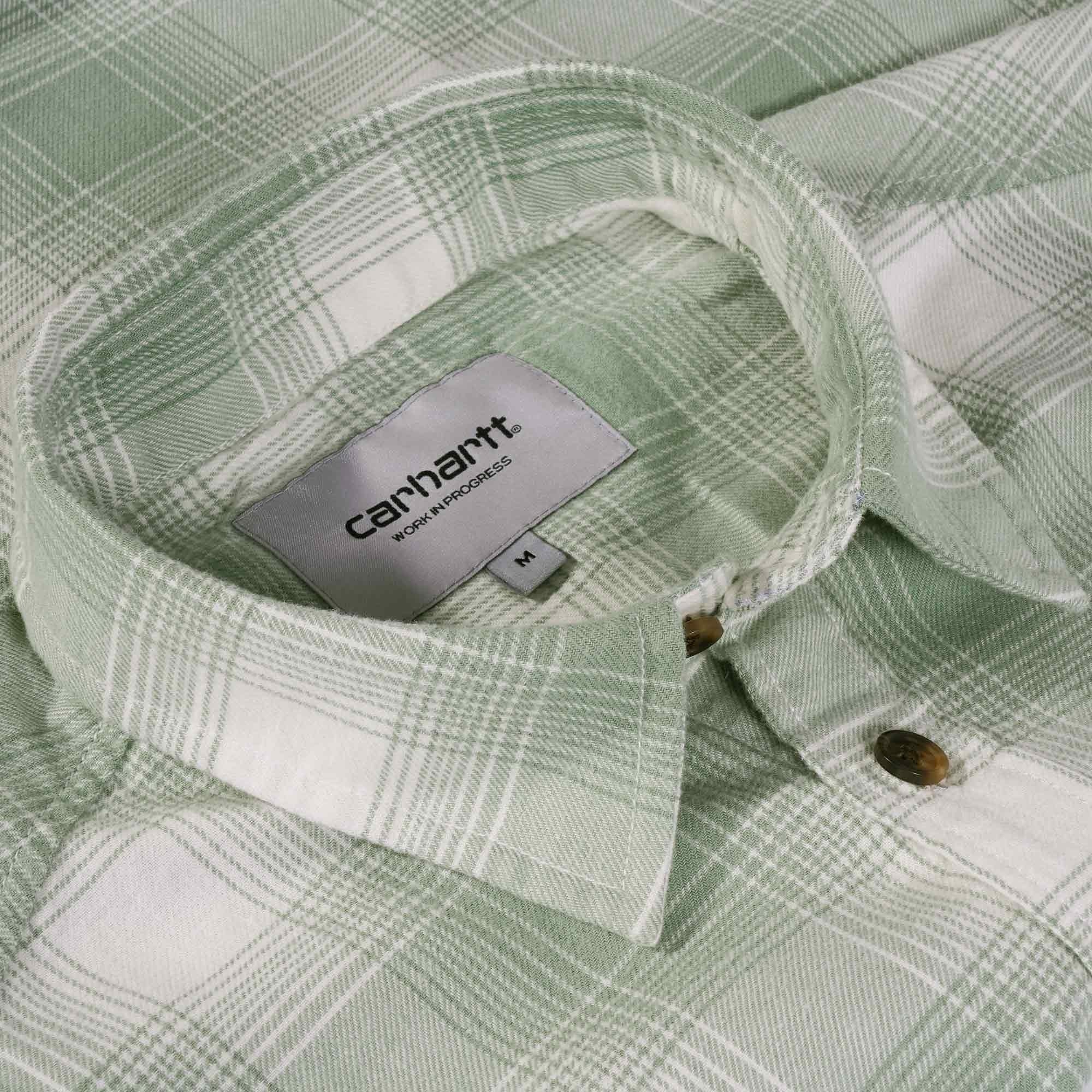 Carhartt WIP Long Sleeve Deaver Shirt - Misty Sage