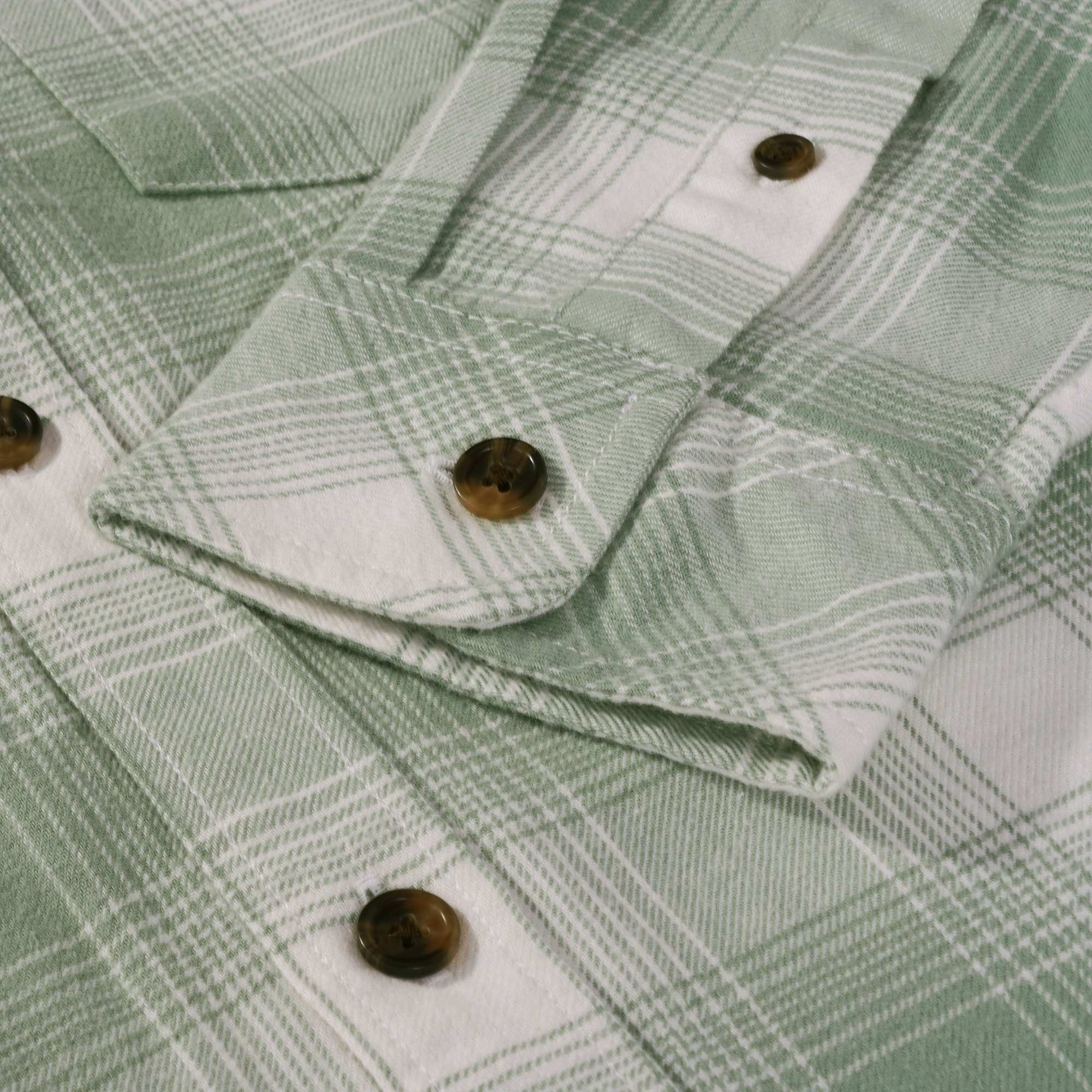 Carhartt WIP Long Sleeve Deaver Shirt - Misty Sage