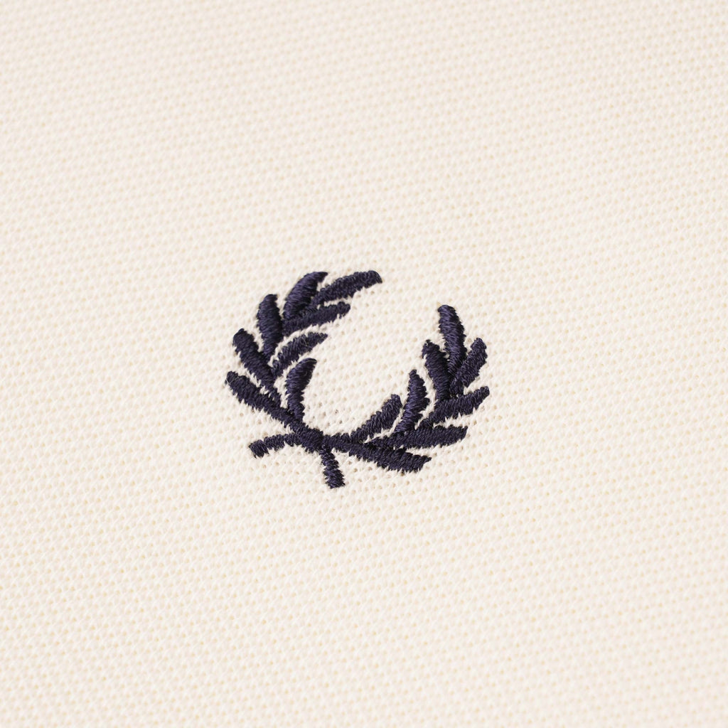 Fred Perry Reissues Crew Neck Pique T-Shirt - (Snow white) Ecru