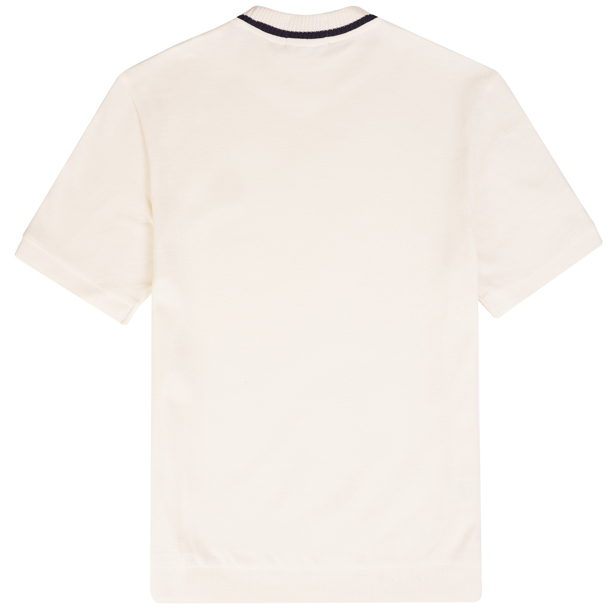 Fred Perry Reissues Crew Neck Pique T-Shirt - (Snow white) Ecru