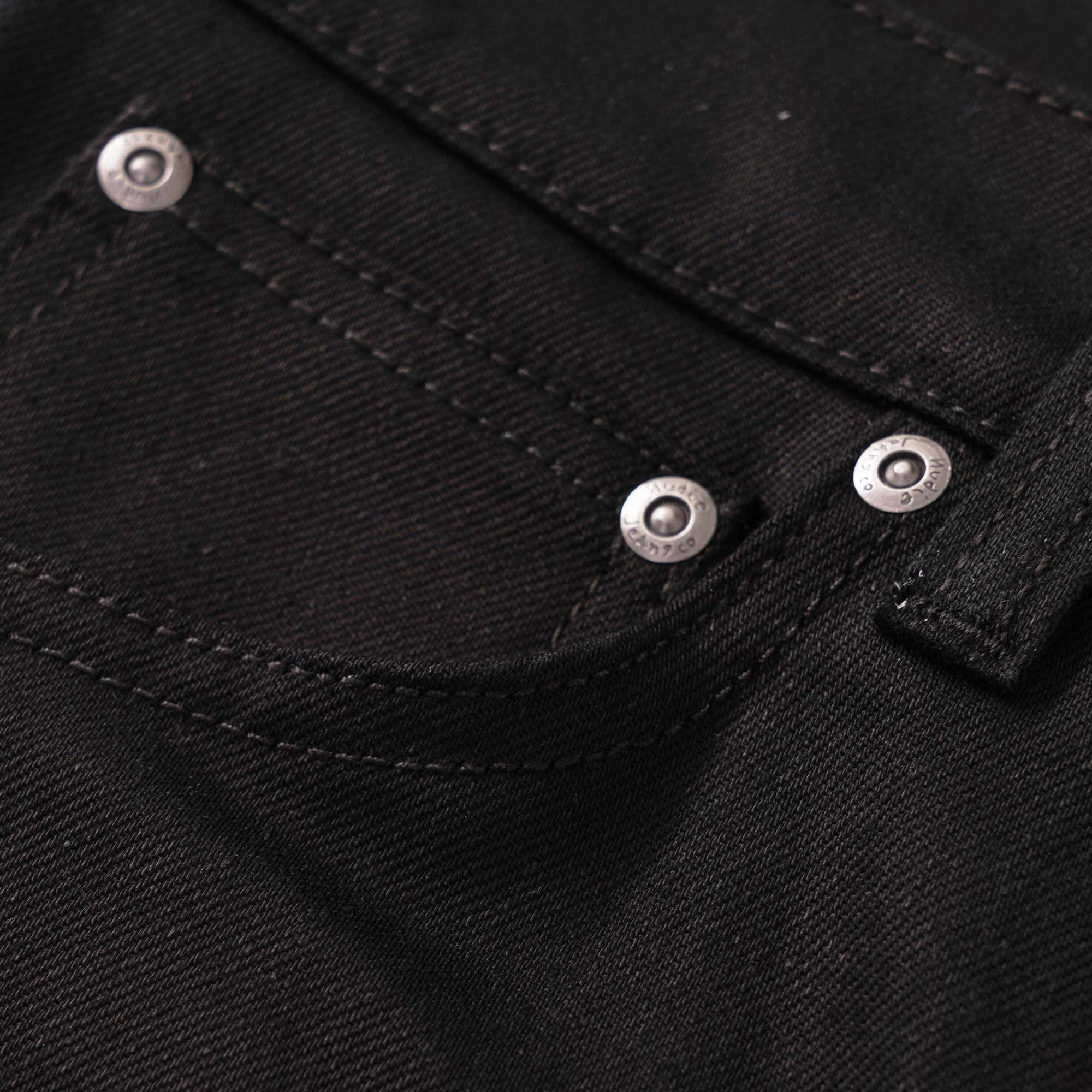 Nudie Jeans Lean Dean Jeans - Dry Everblack