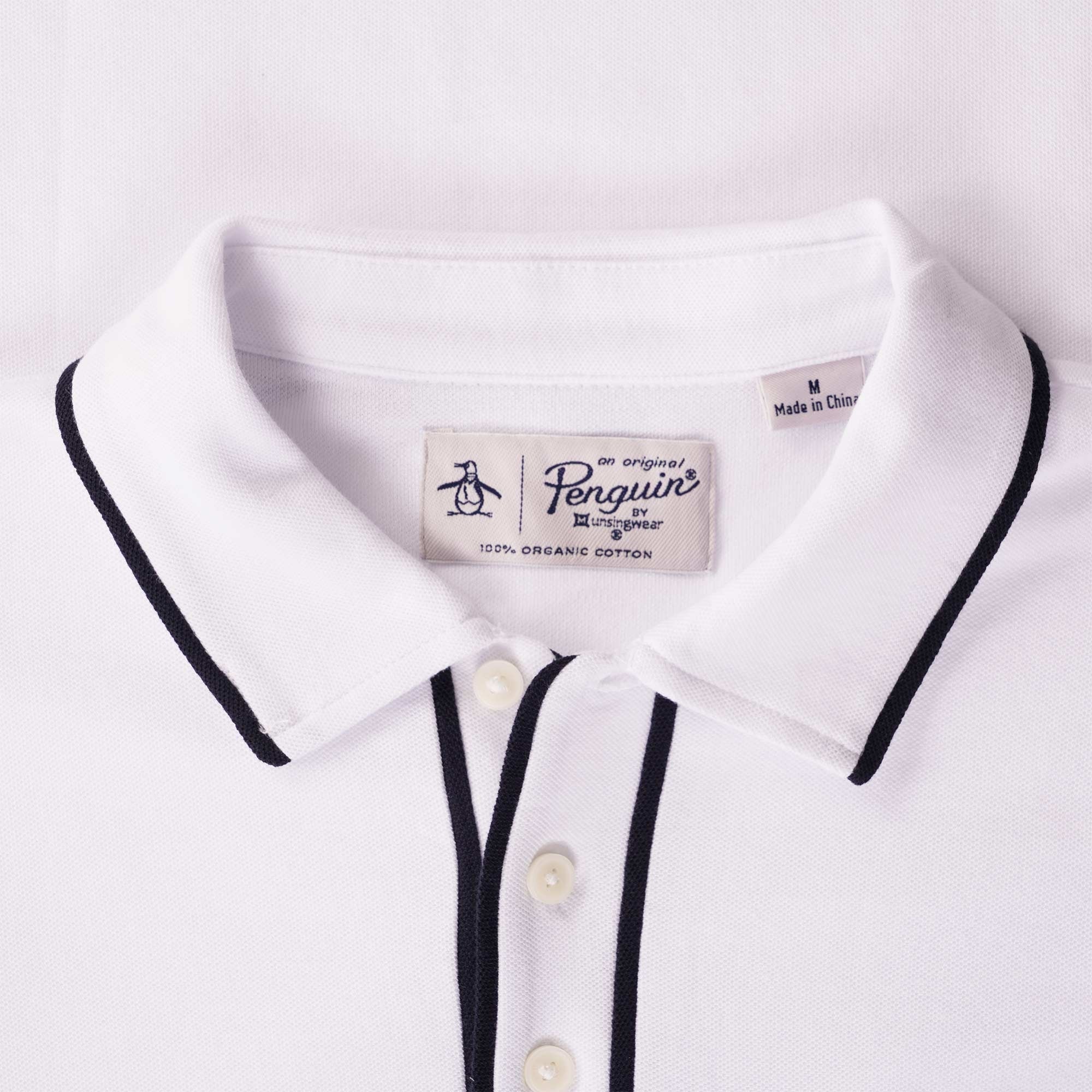 Original Penguin Earl Organic Cotton Polo Shirt - Bright White