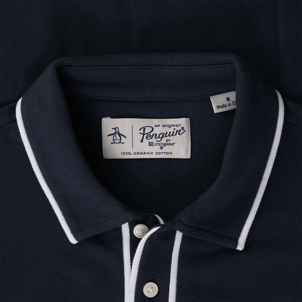 Original Penguin Earl Organic Cotton Polo Shirt - Dark Sapphire