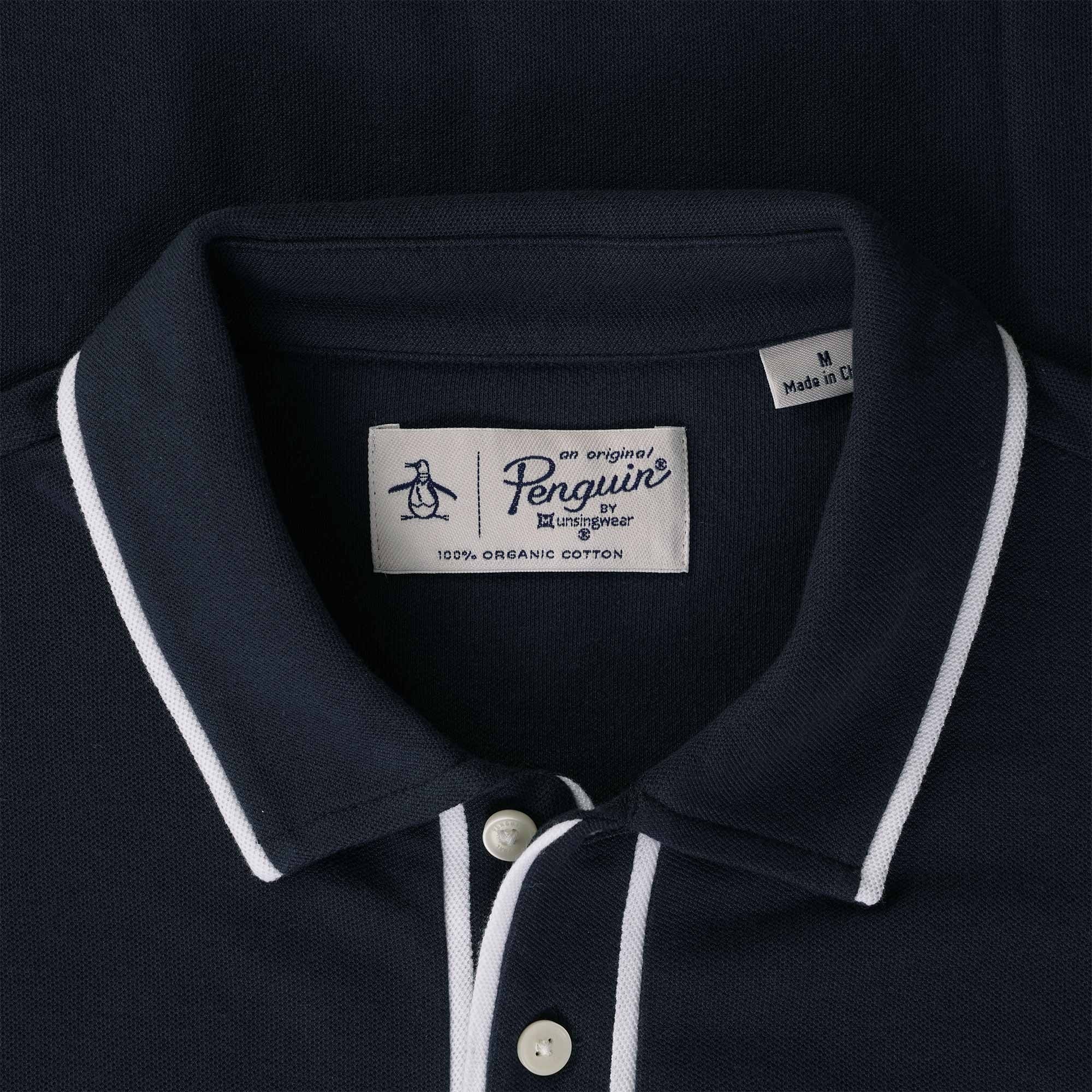 Original Penguin Earl Organic Cotton Polo Shirt - Dark Sapphire
