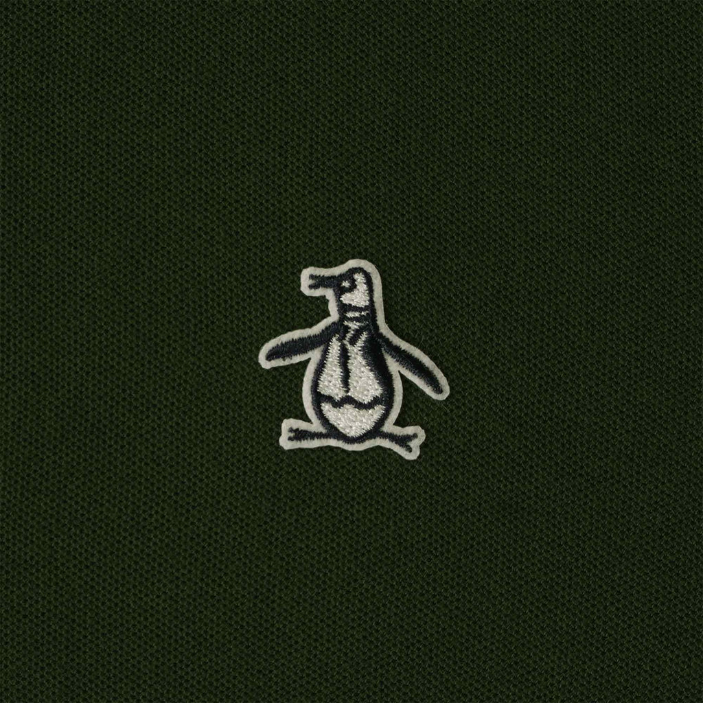 Original Penguin Organic Cotton Tipped Polo Shirt - Deep Forest