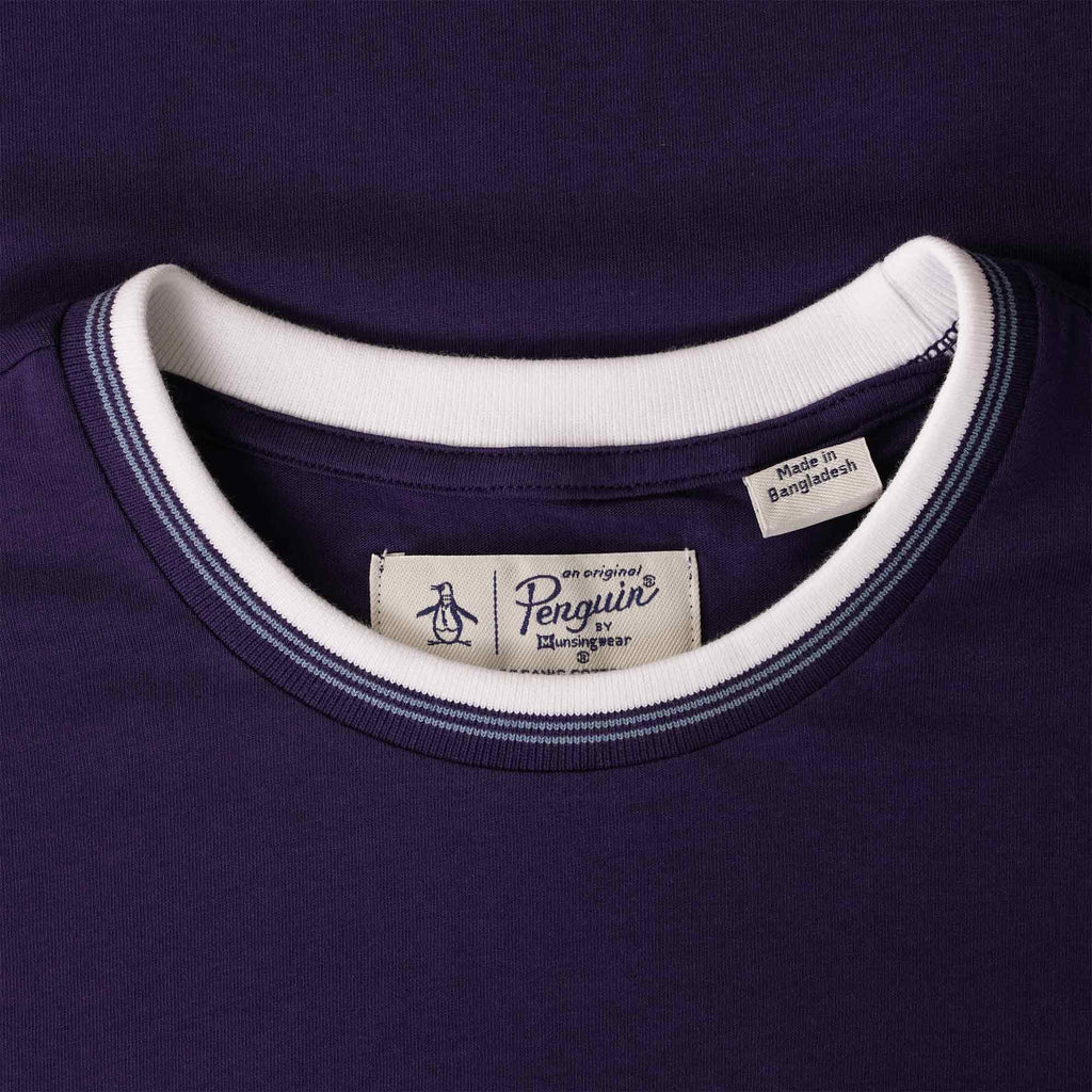 Original Penguin Pete Organic Cotton Ringer T-Shirt - Rhodonite