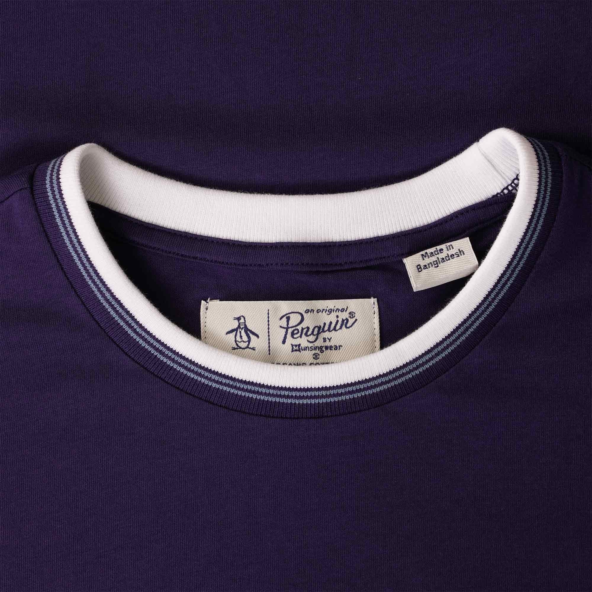 Original Penguin Pete Organic Cotton Ringer T-Shirt - Rhodonite