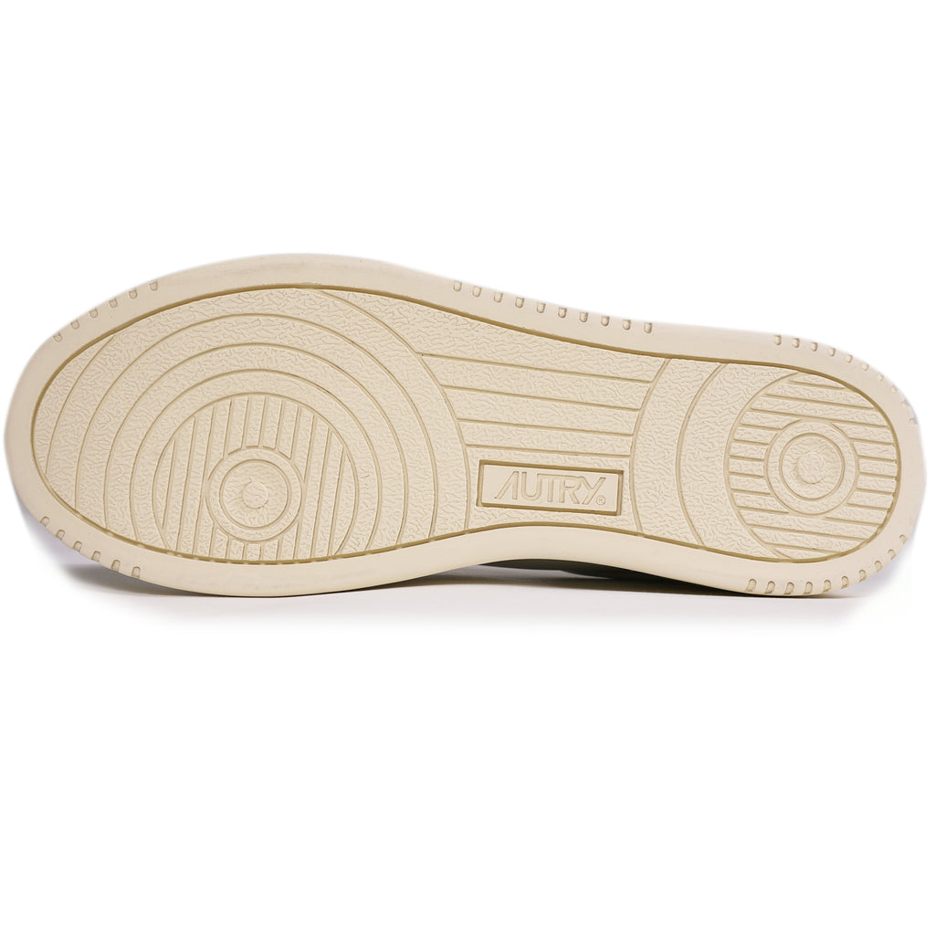Autry Action Low Leather - White/Blue
