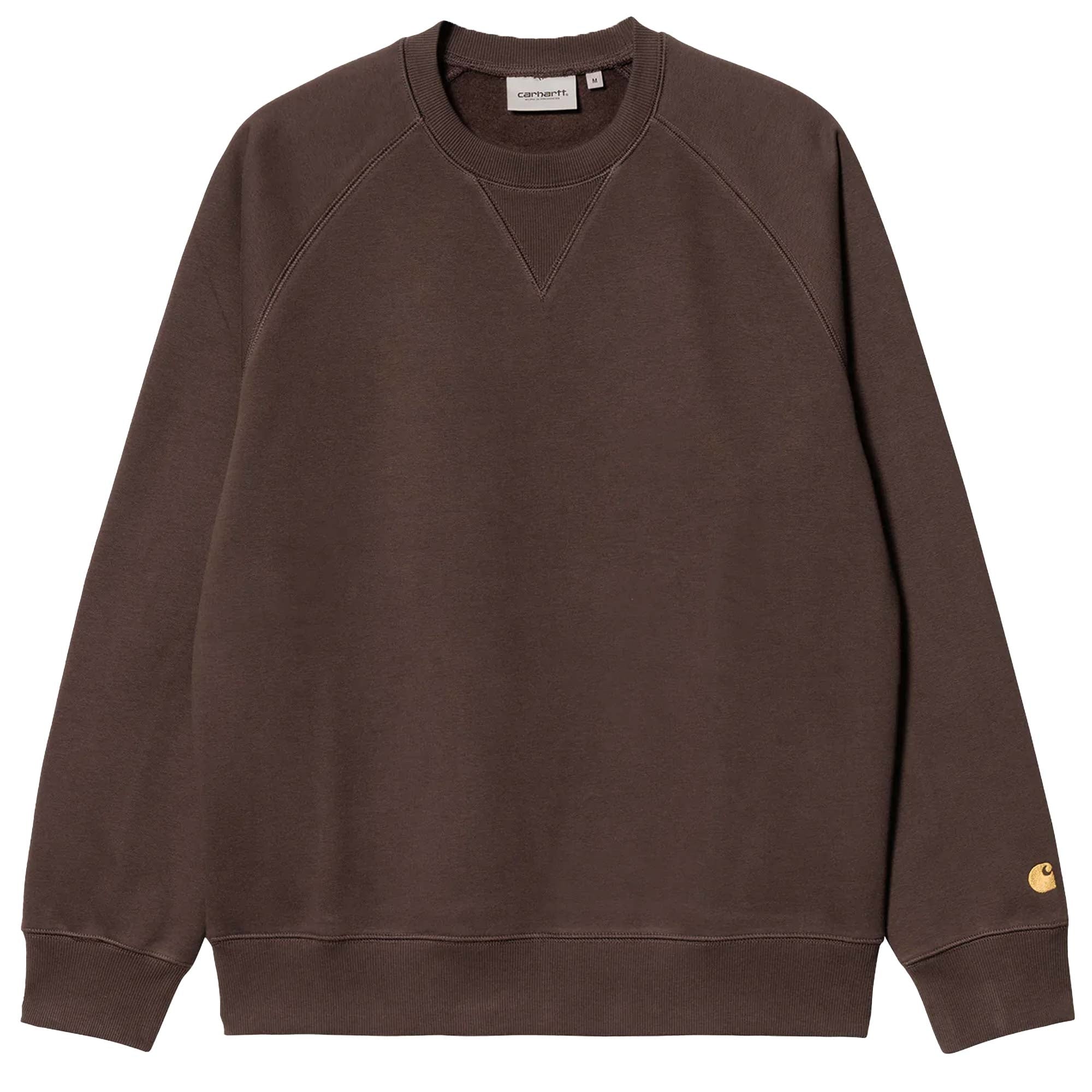 Carhartt WIP Chase Sweatshirt - Dark Umber/Gold