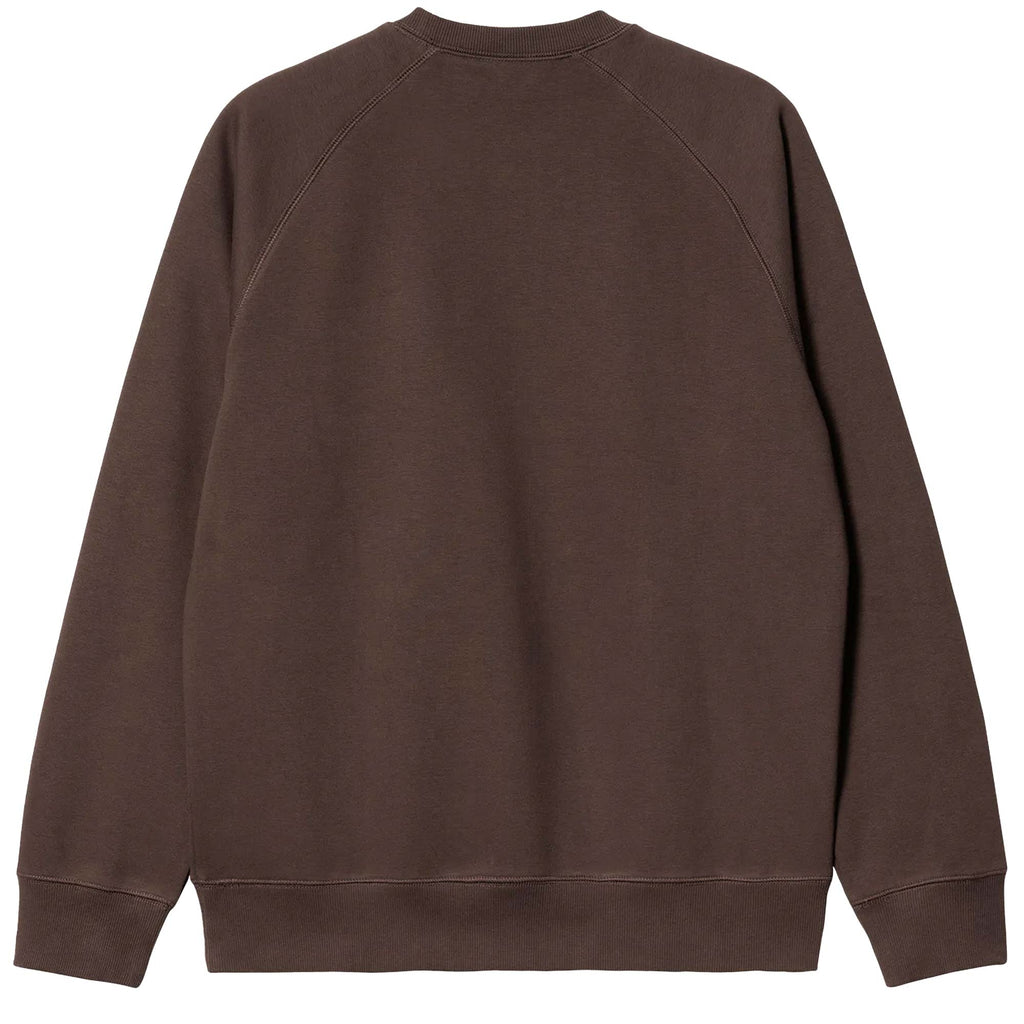 Carhartt WIP Chase Sweatshirt - Dark Umber/Gold